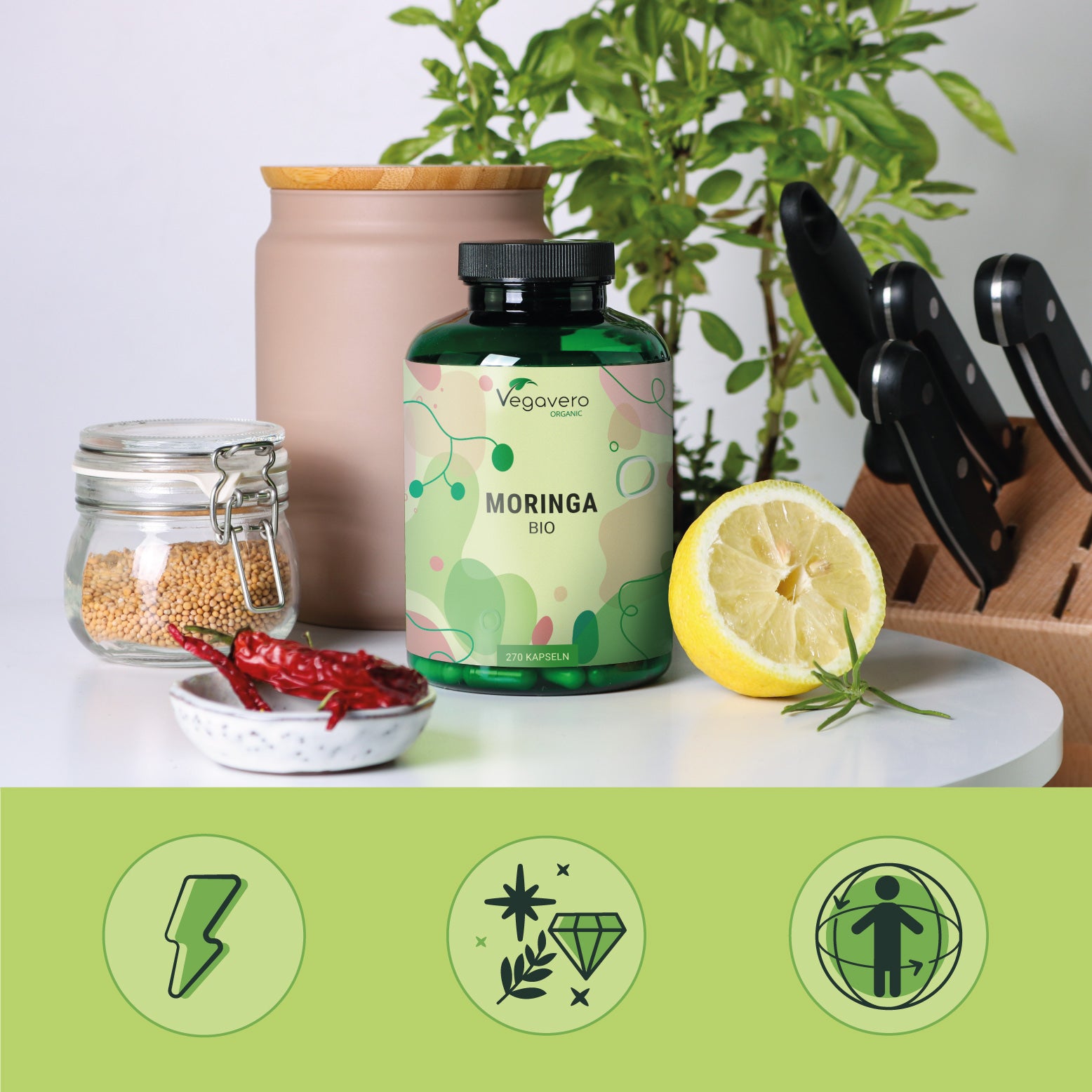 Moringa Oleifera Capsules Organic