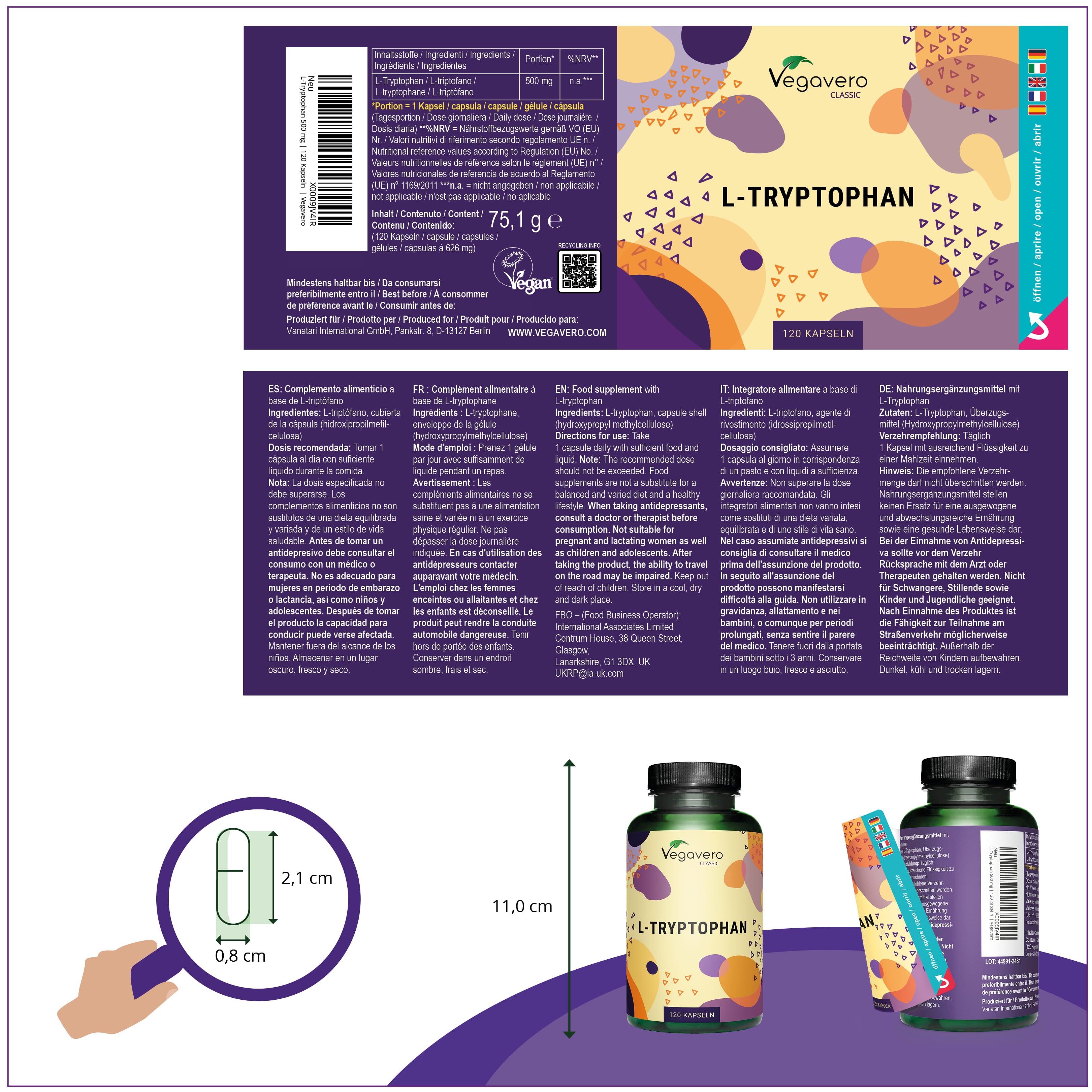 L-Tryptophan Capsules