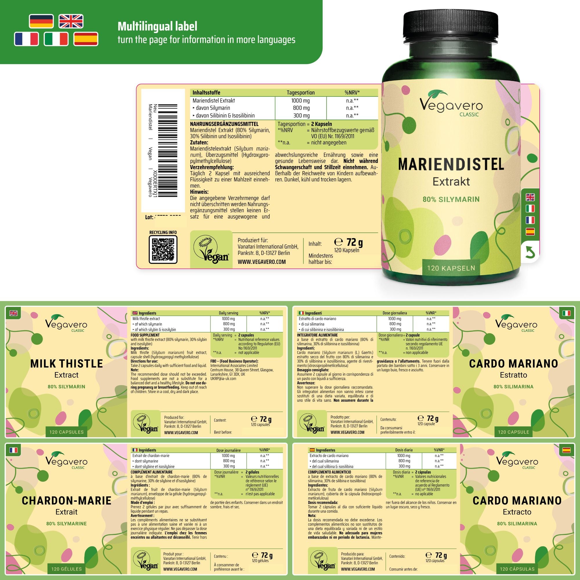 Milk Thistle Extract Capsules