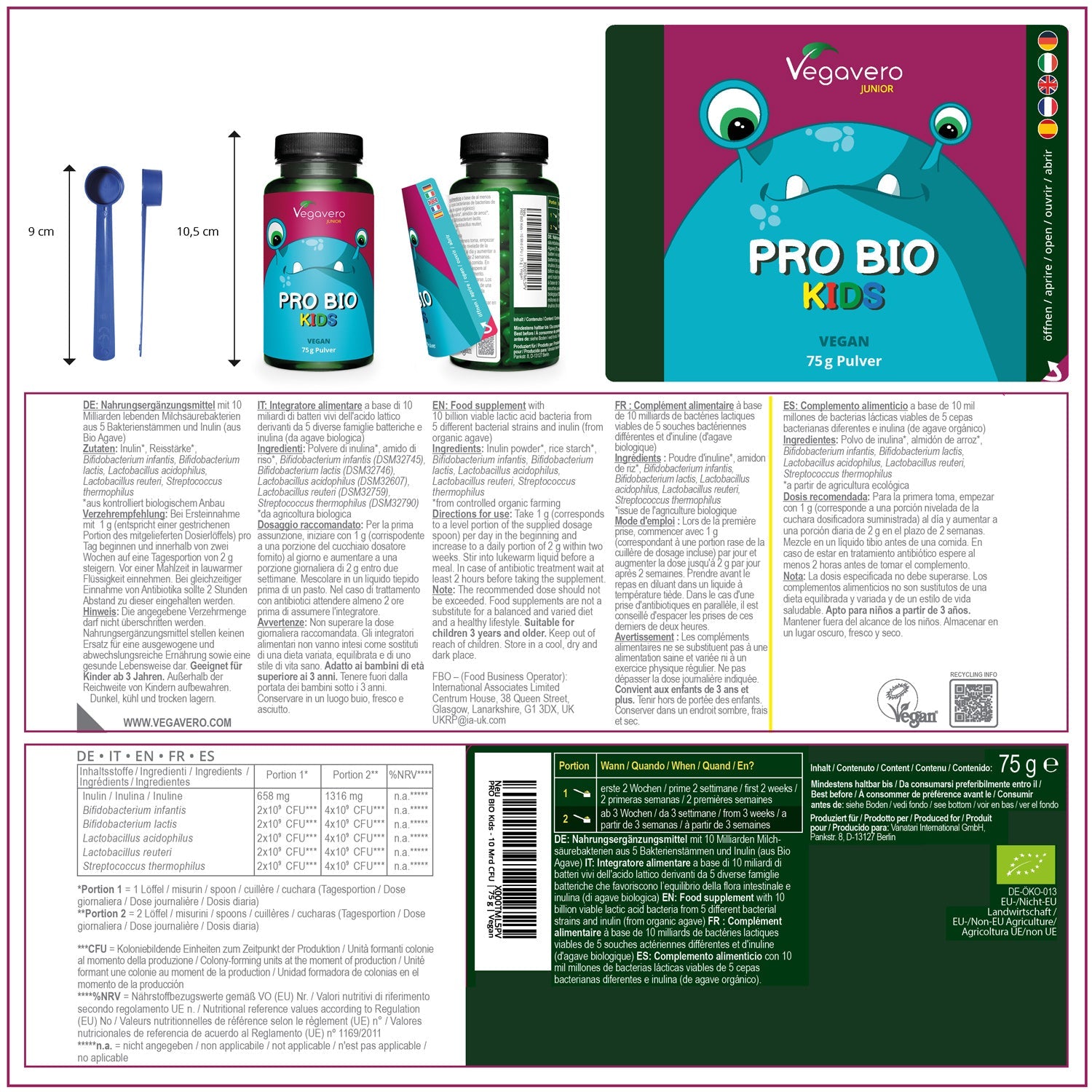 Pro Bio Junior Powder Organic