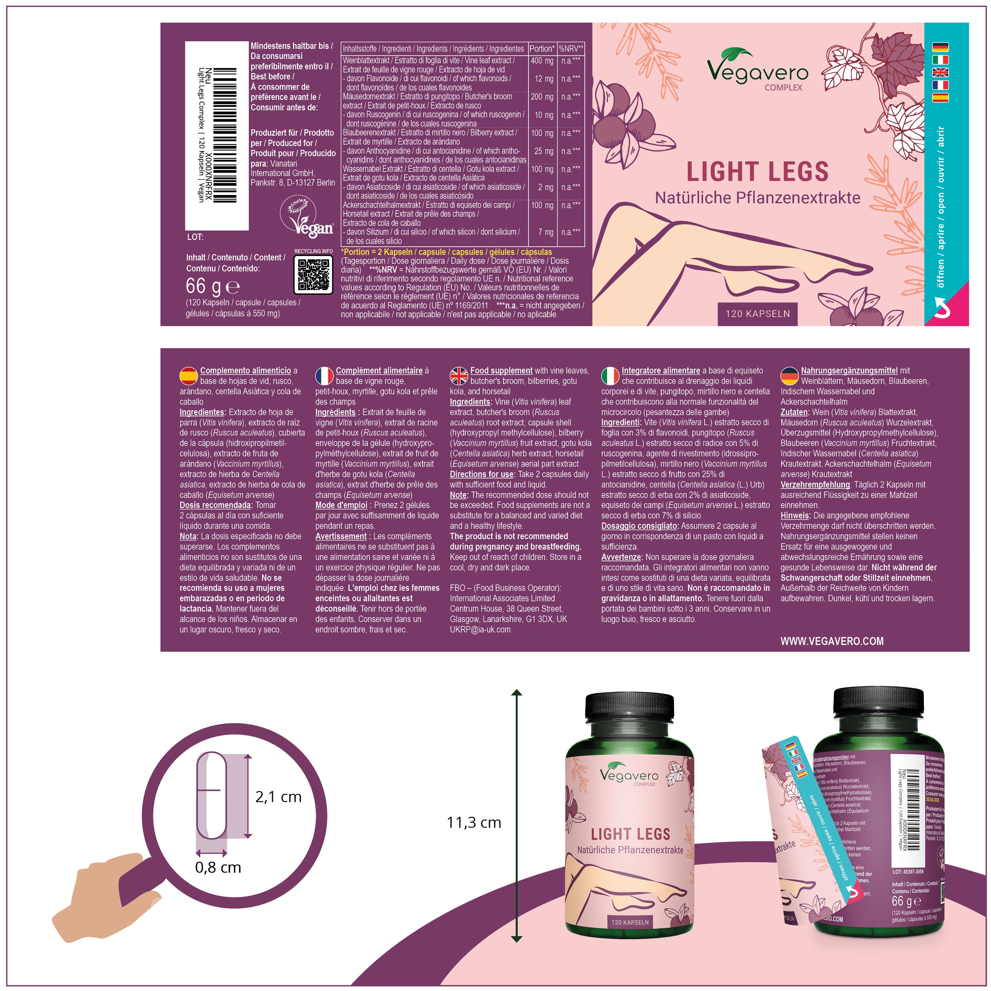 Light Legs Complex Capsules
