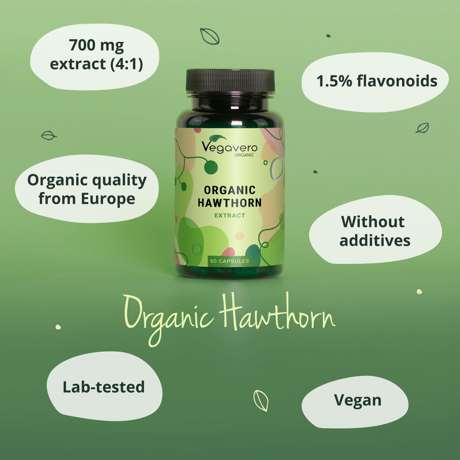 Hawthorn Extract Capsules Organic