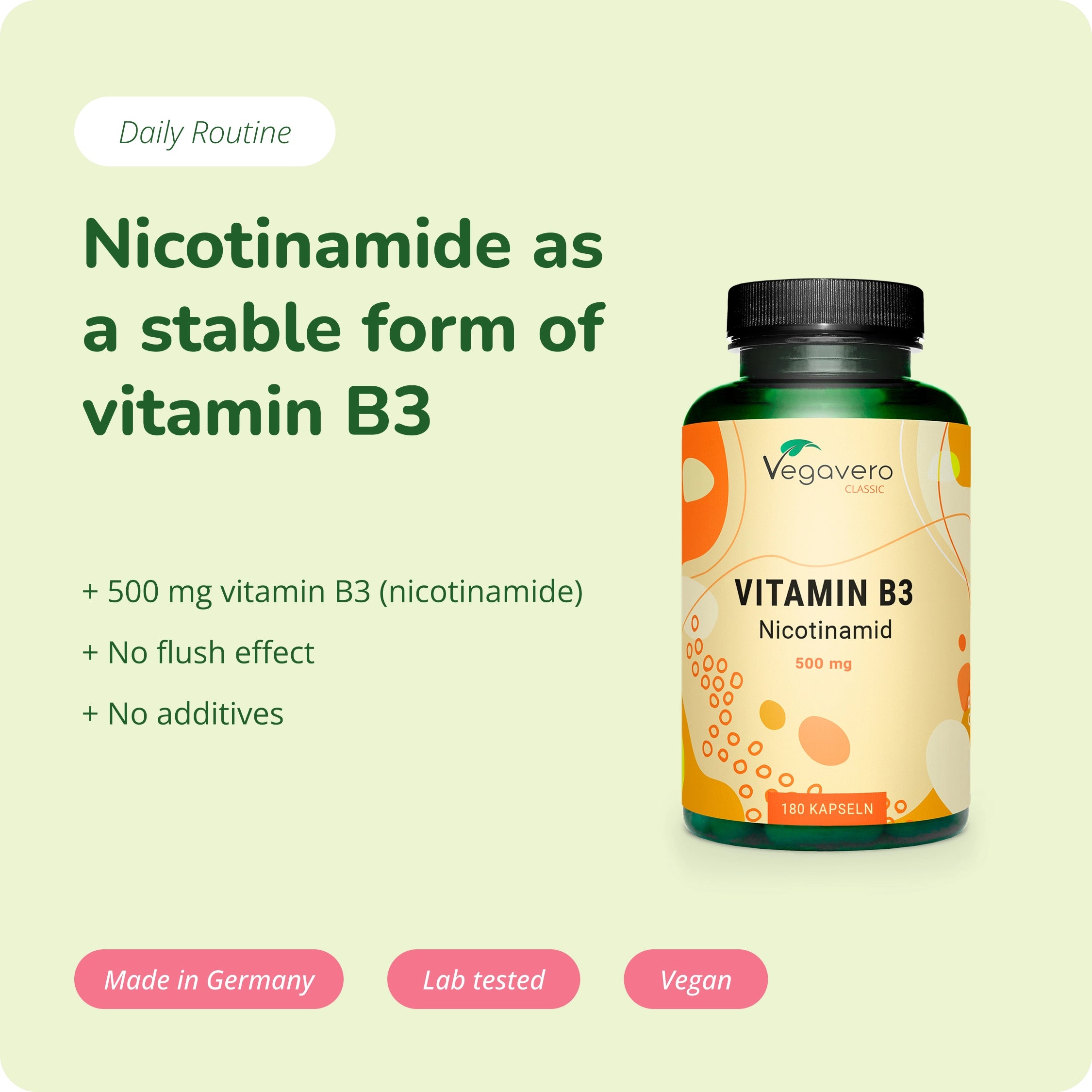 Vitamin B3 (Nicotinamid) Kapseln