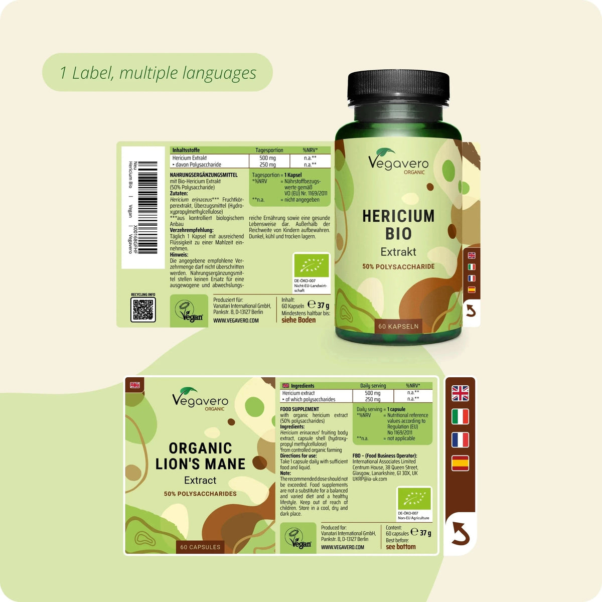 Lion's Mane Capsules Organic