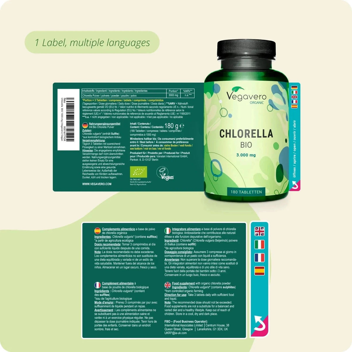 Chlorella Capsules Organic