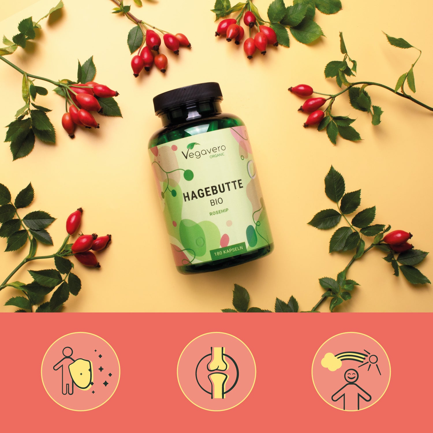 Rosehip Capsules Organic