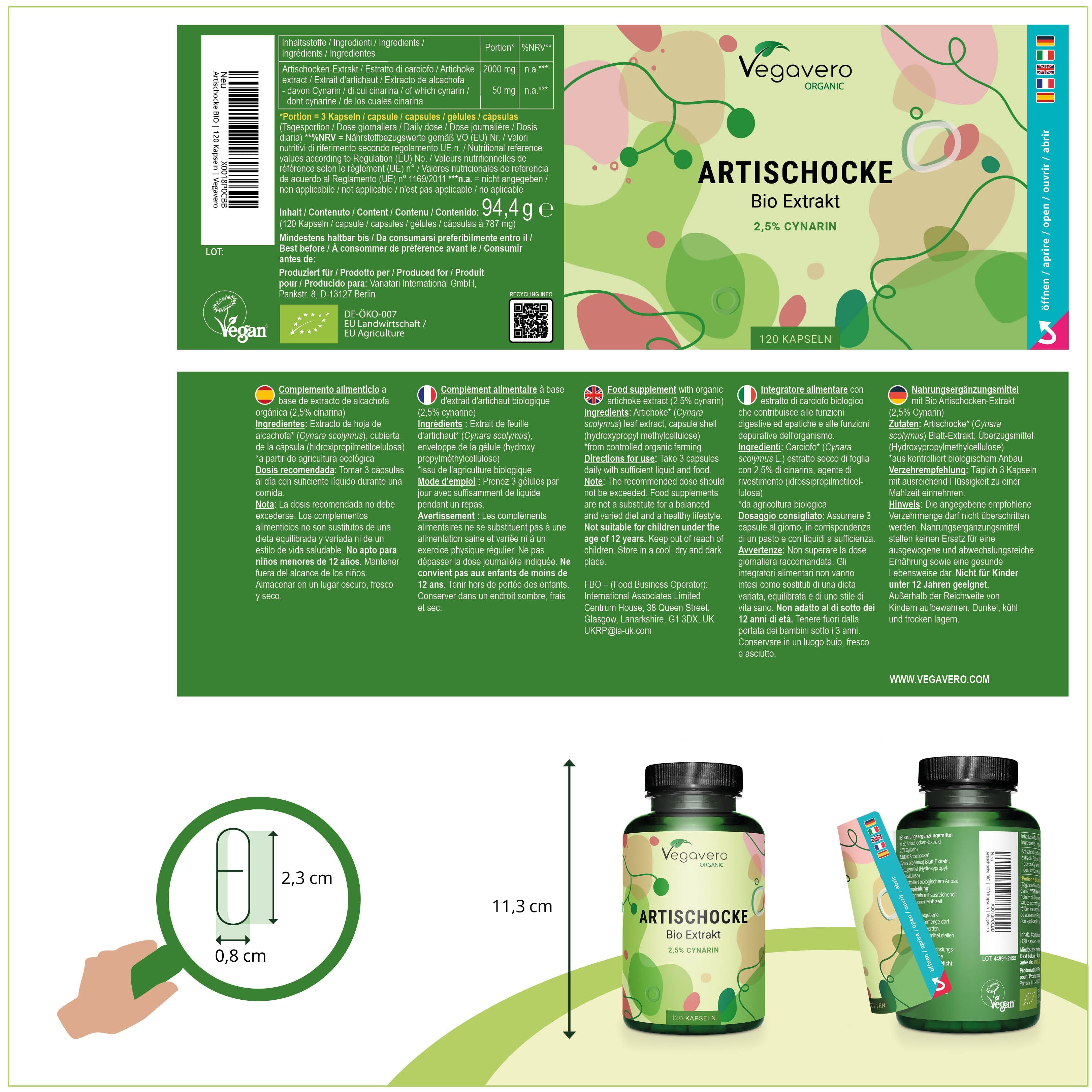 Artichoke Extract Capsules Organic