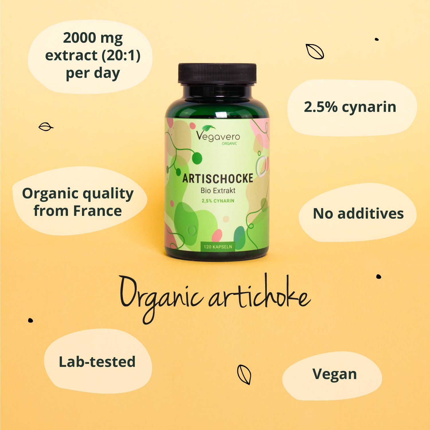 Artichoke Extract Capsules Organic