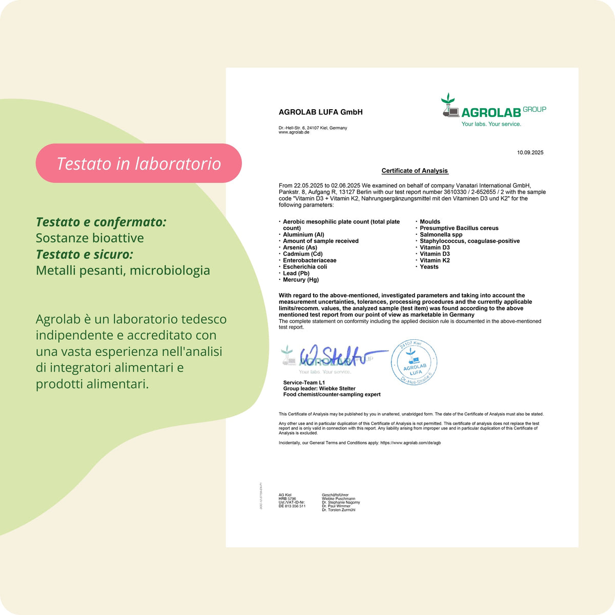 Vitamina D3 + K2 Olio Capsule
