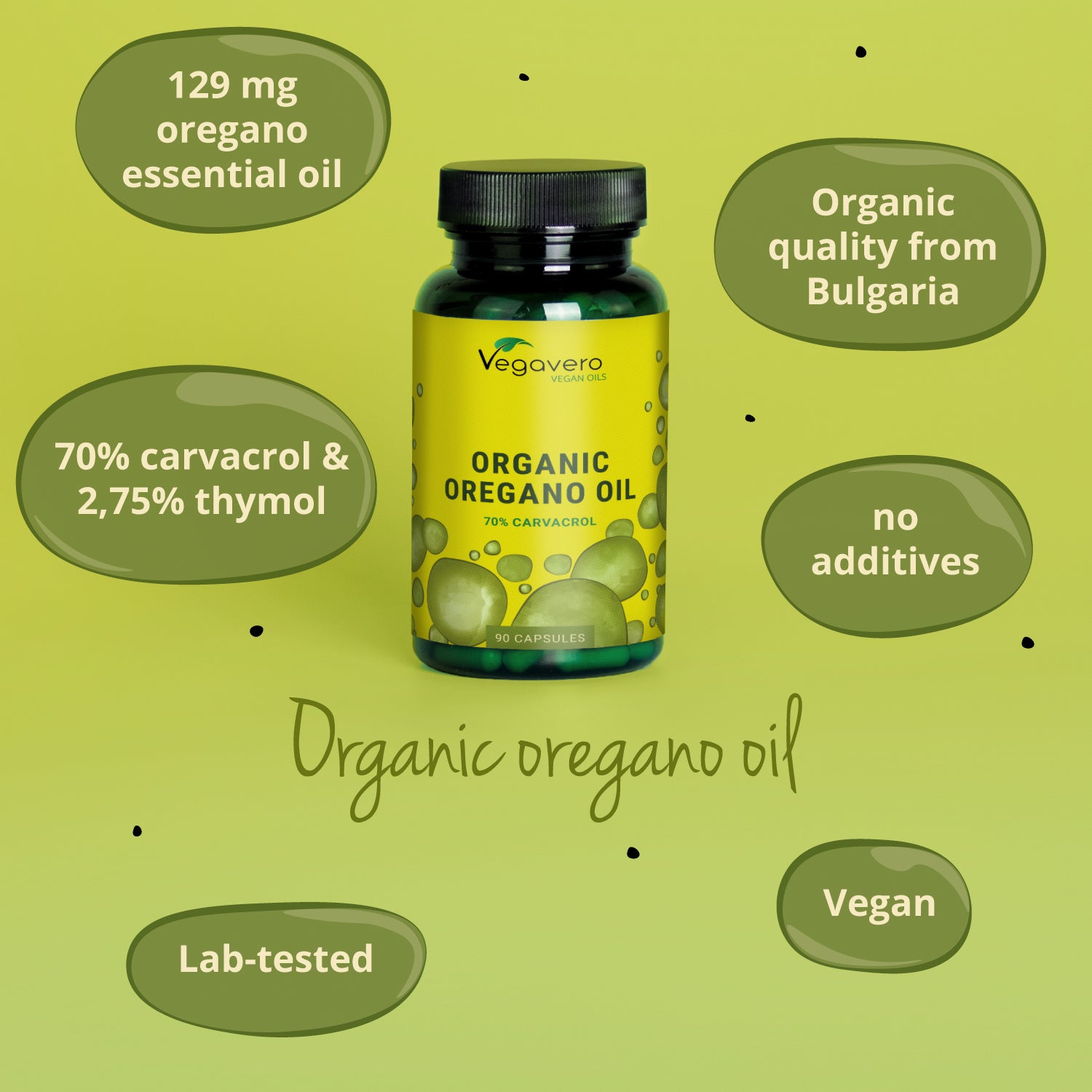 Aceite de Orégano Cápsulas Orgánico