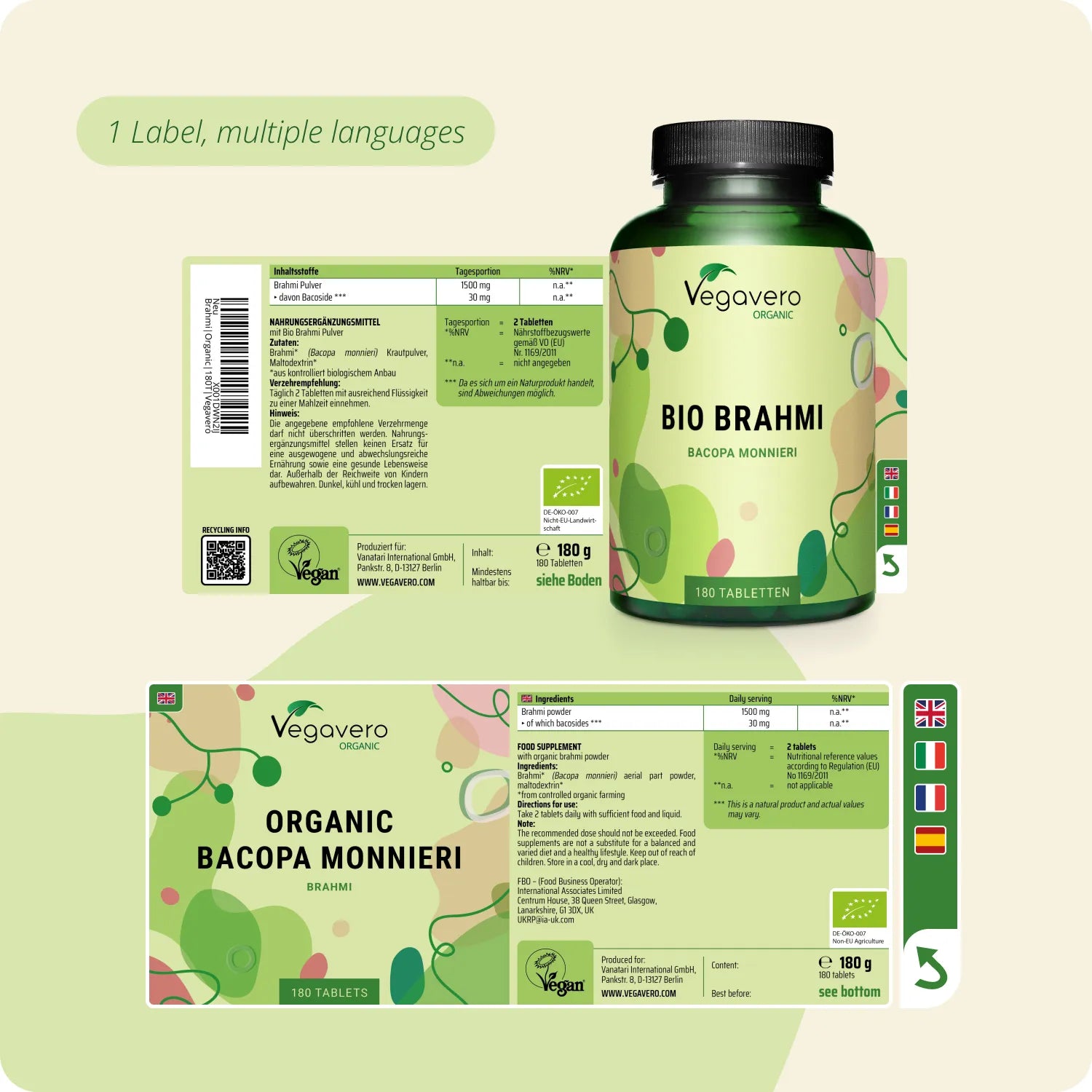 Brahmi Compresse Bio