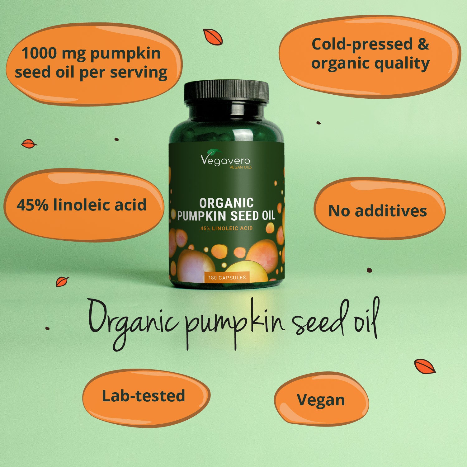 Pumpkin Seed Oil Capsules Organic