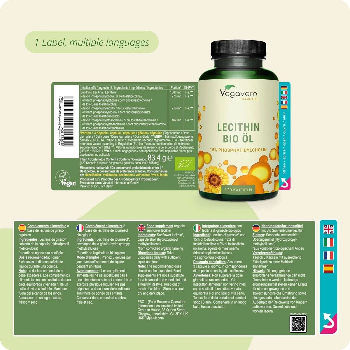 Lecithin Oil Capsules Organic