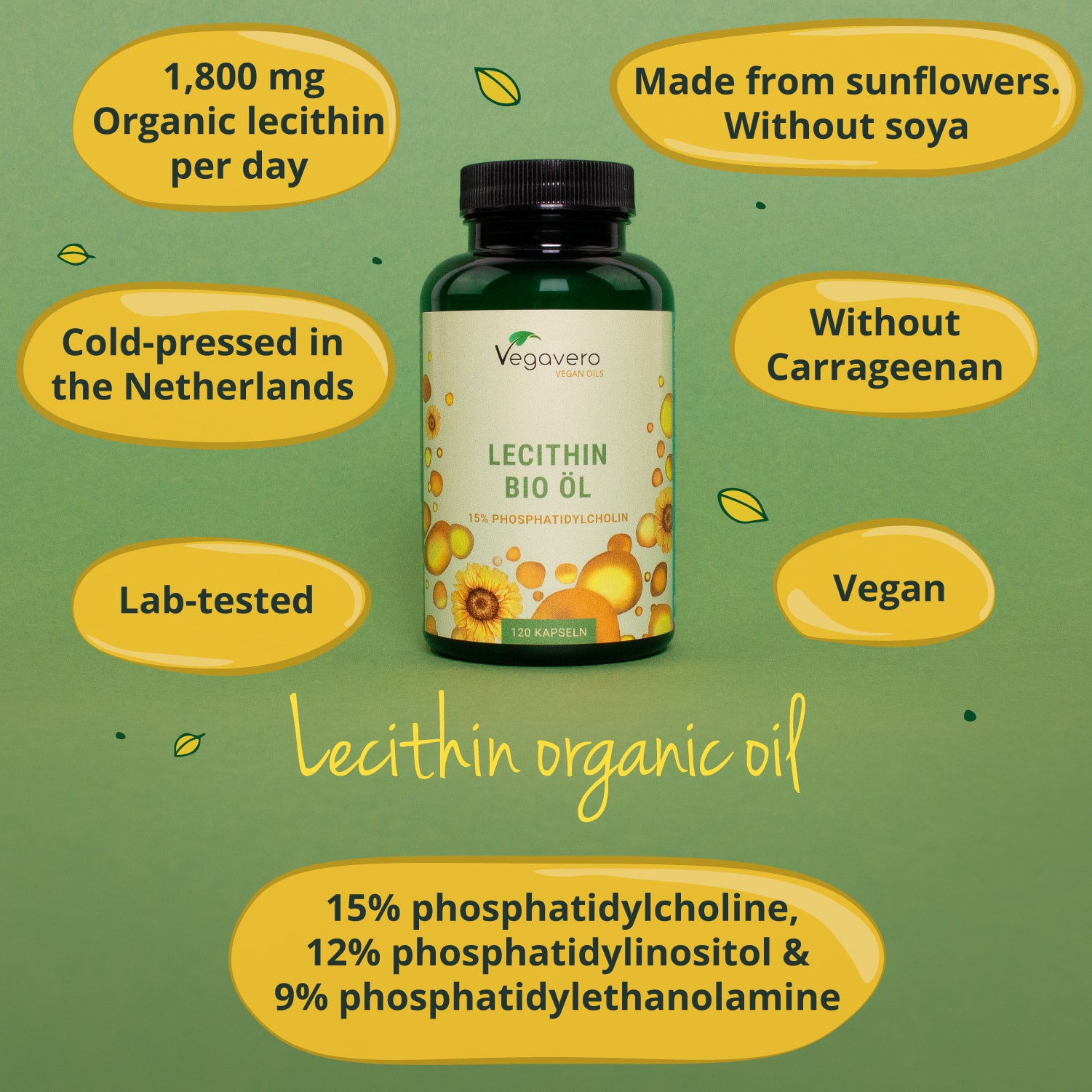 Lecithin Öl Kapseln Bio