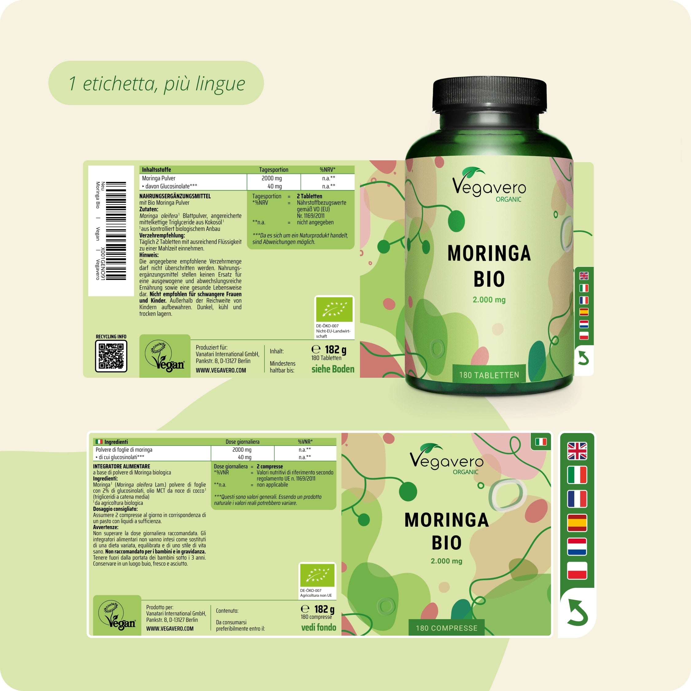 Moringa Oleifera Compresse Bio