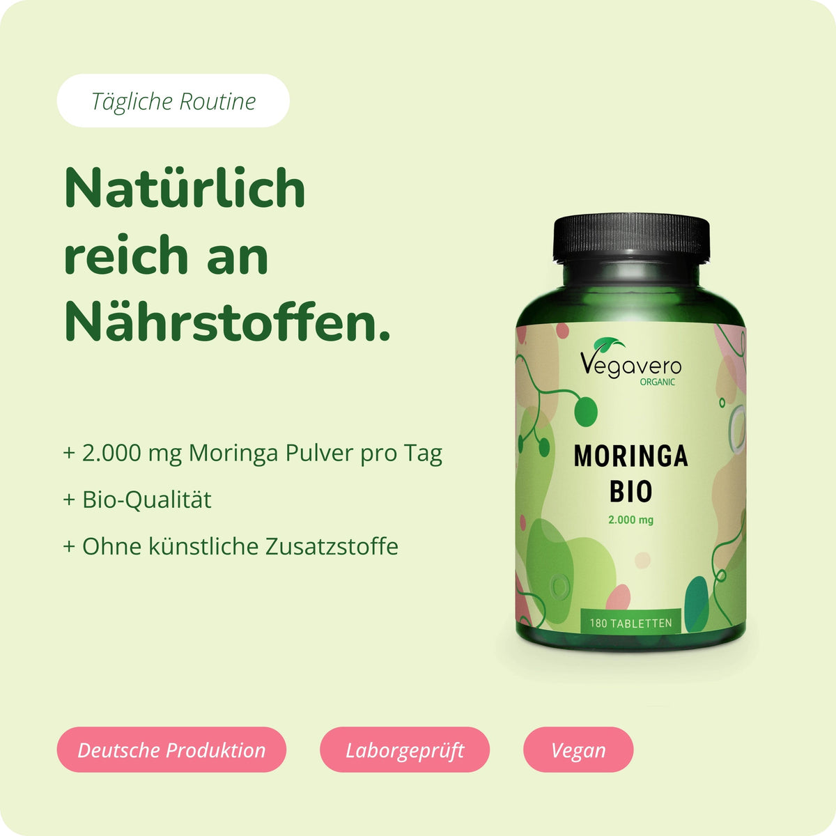 Moringa Oleifera Tabletten Bio