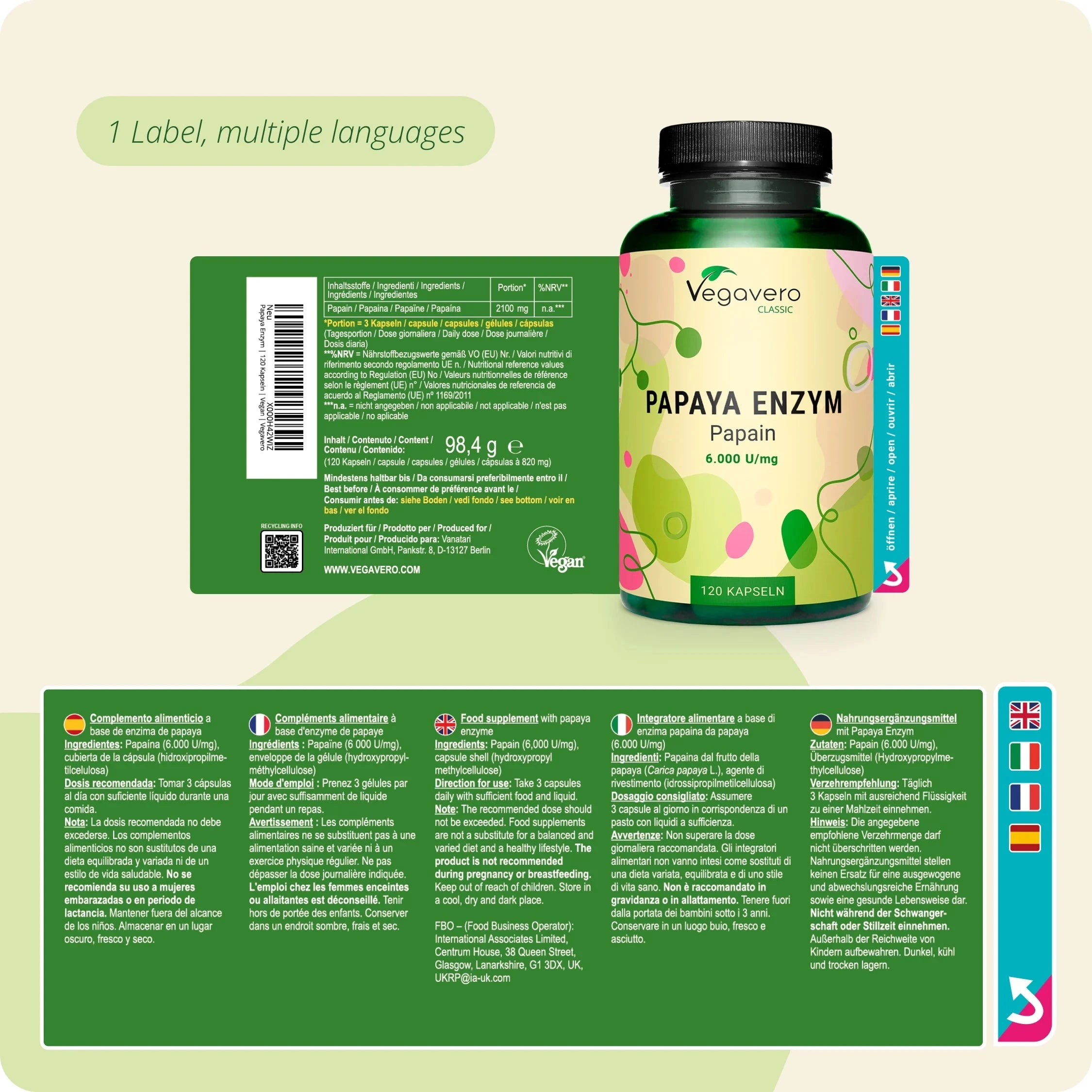 Papaya Enzyme Capsules