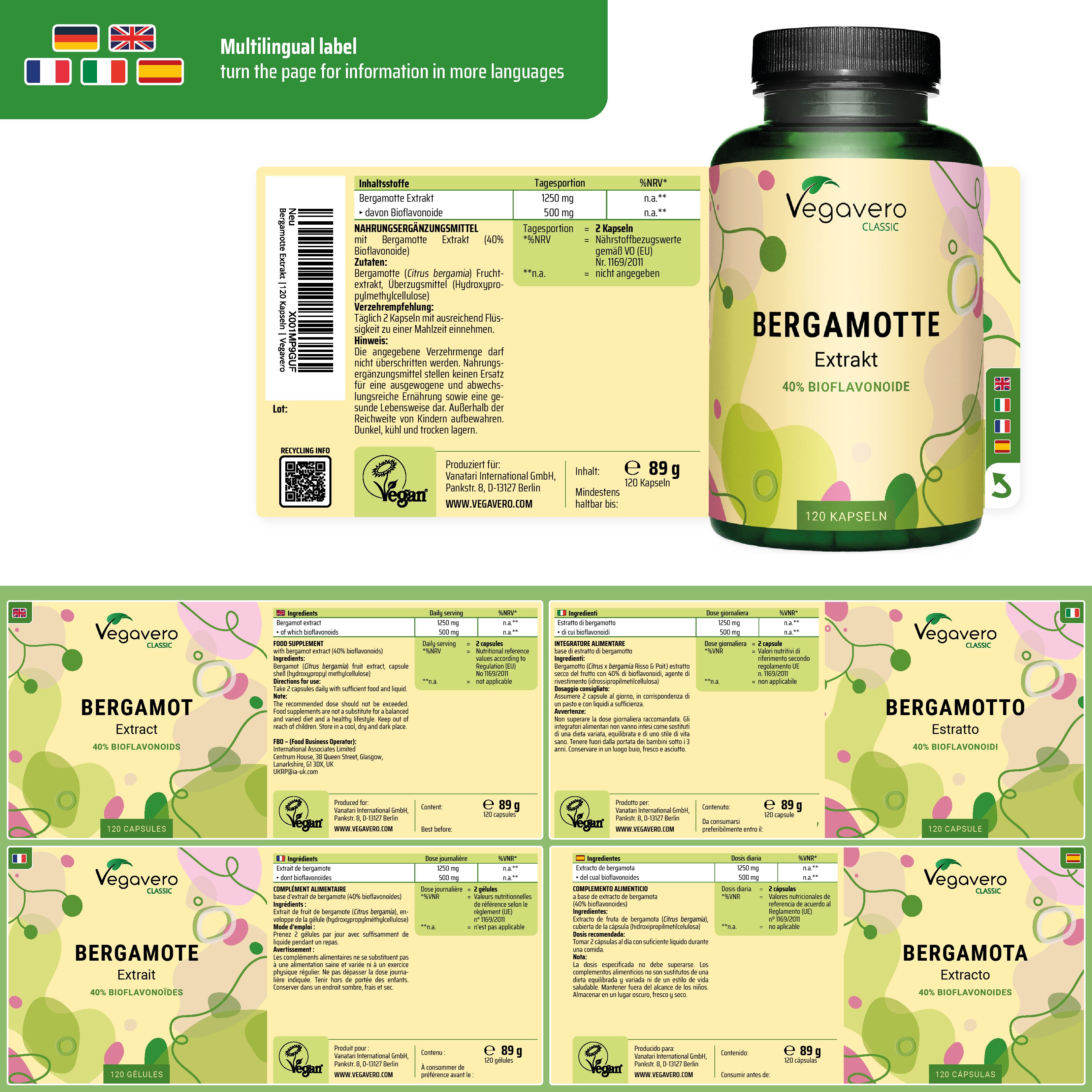 Bergamot Extract Capsules