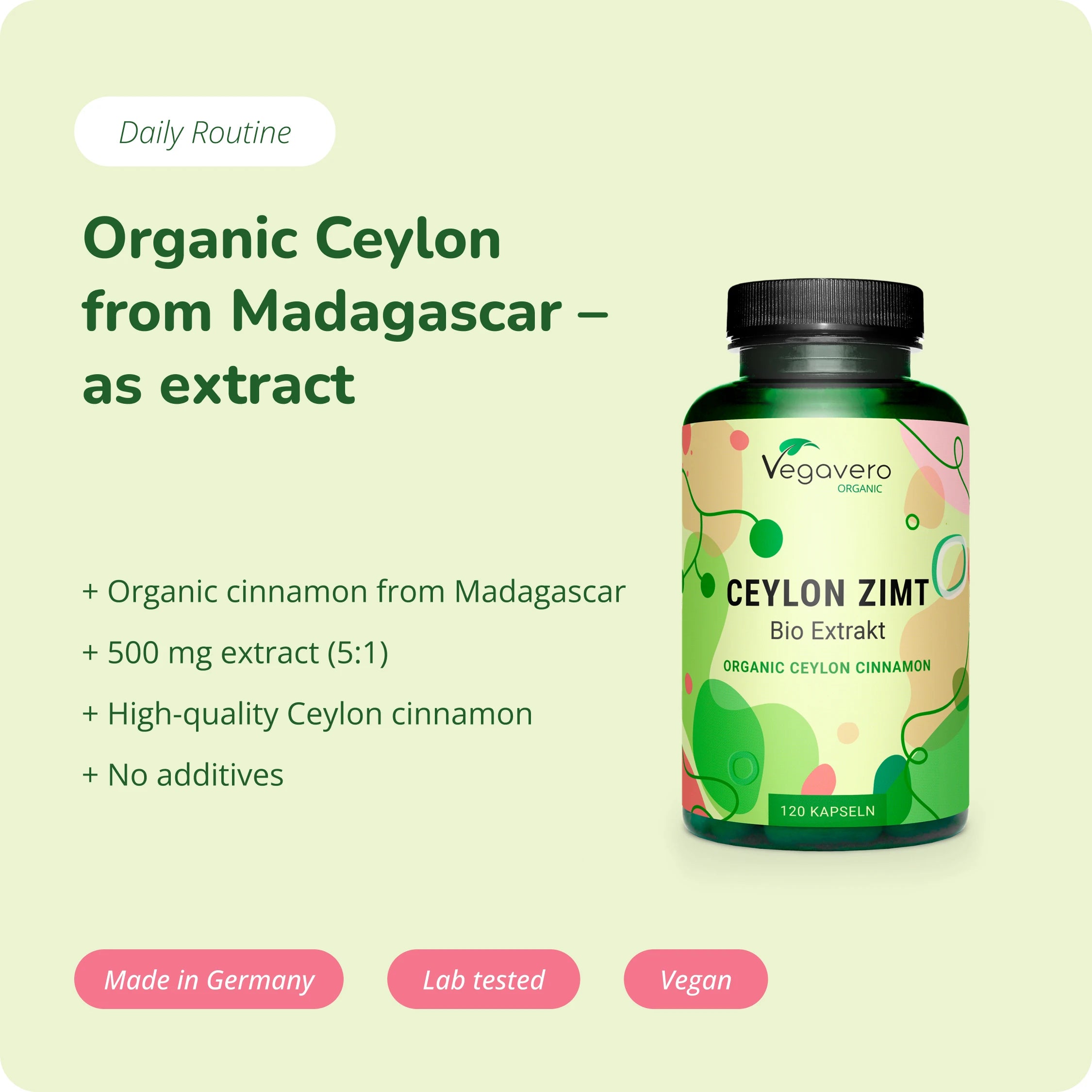 Ceylon Zimt Extrakt Kapseln Bio