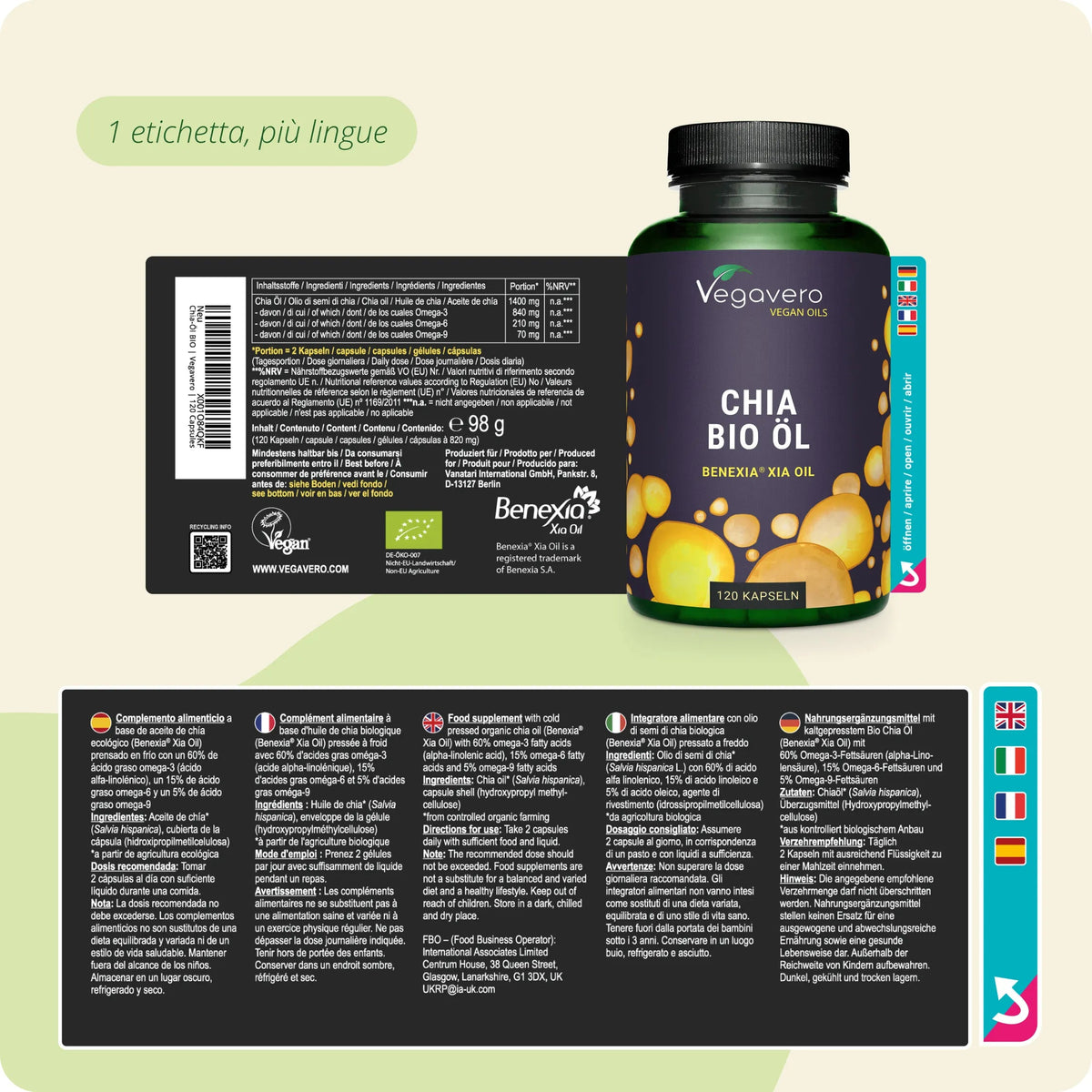 Olio di Semi di Chia Capsule Bio