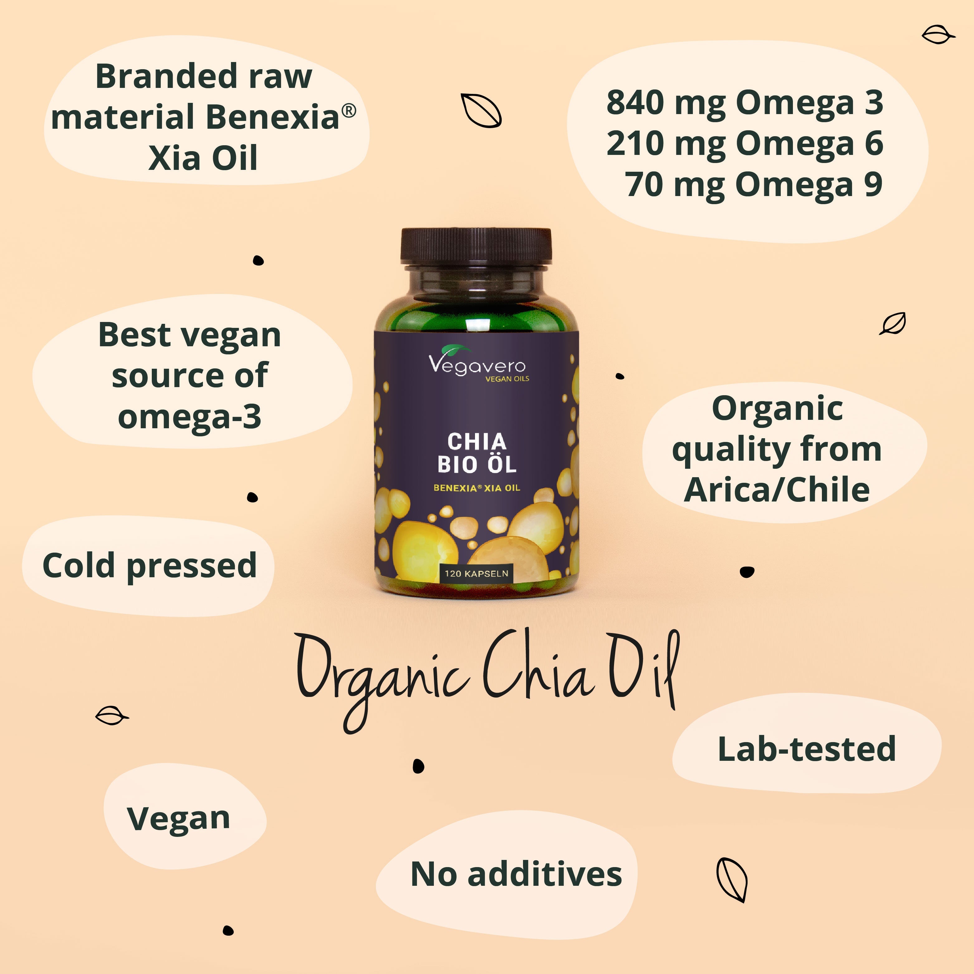 Chia Seed Oil Capsules Organic