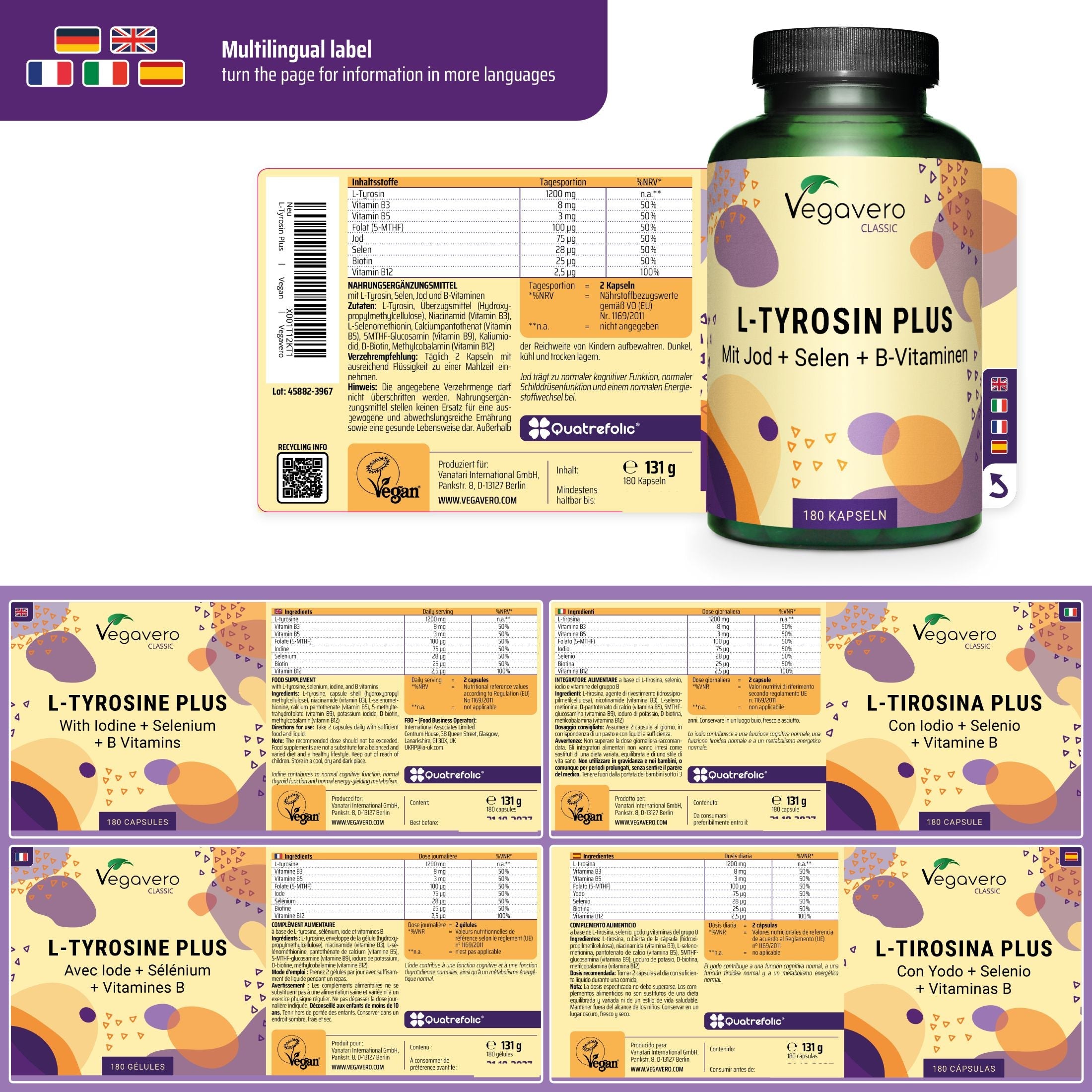 L-Tirosina Plus Capsule