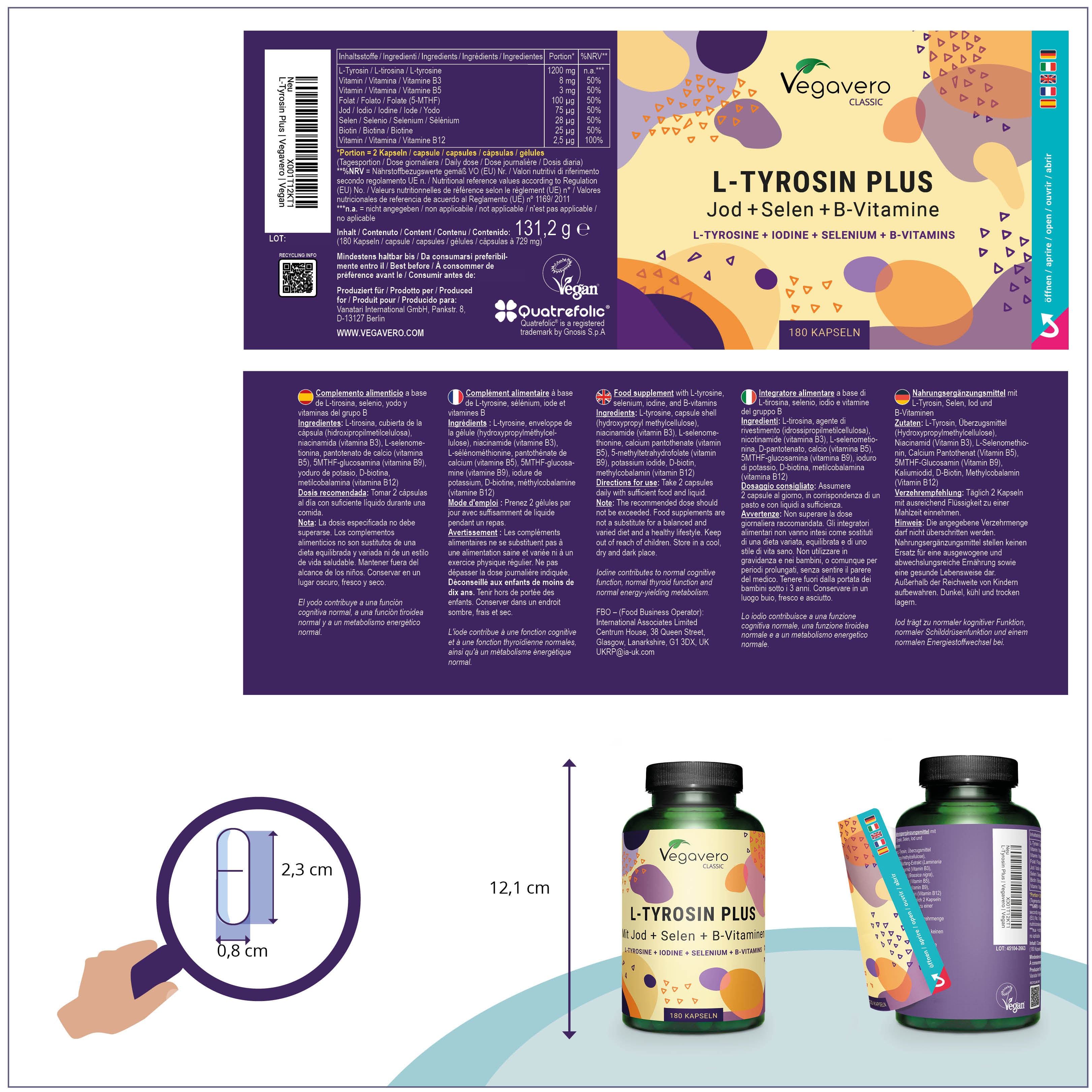 L-Tyrosine Plus Capsules