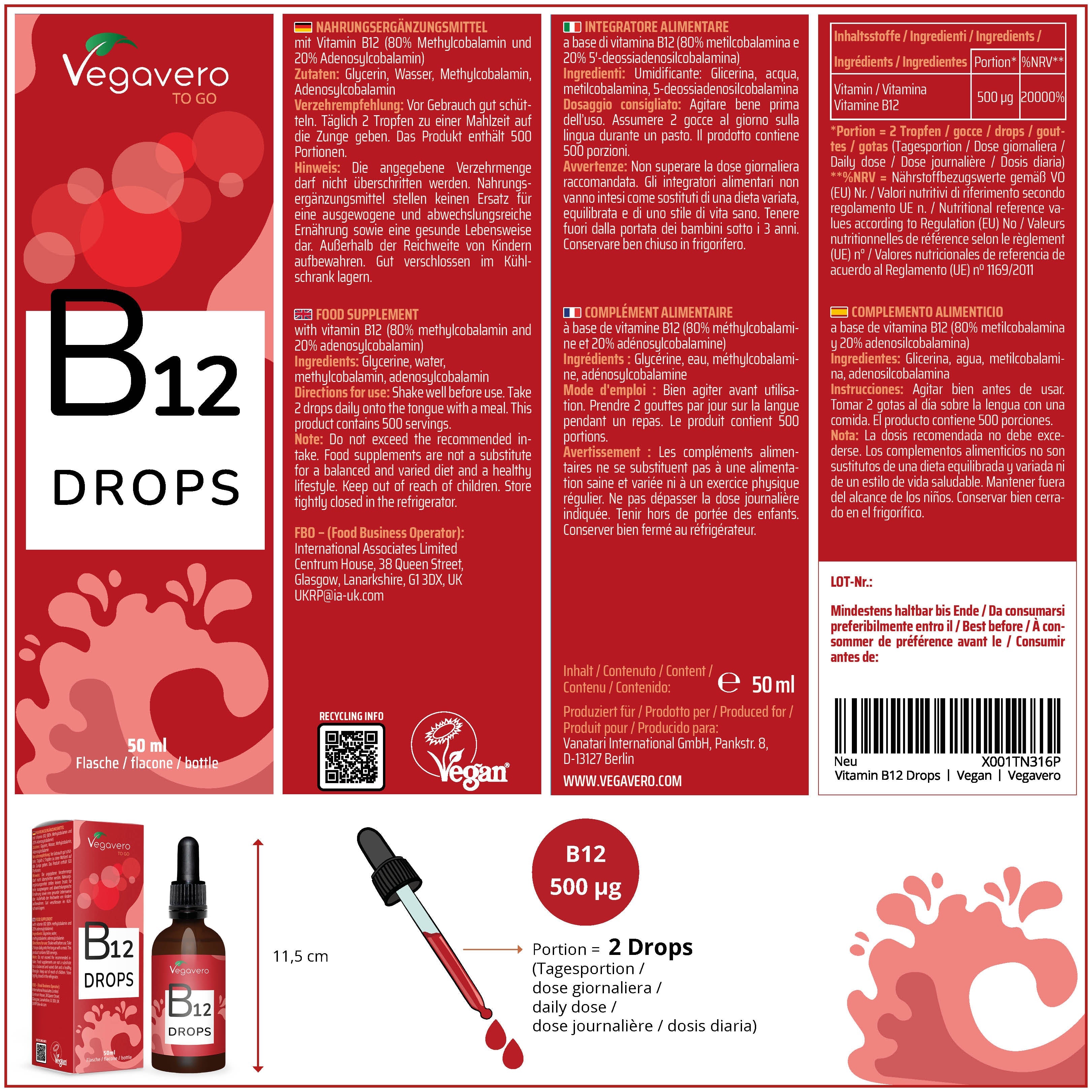 Vitamin B12 Drops