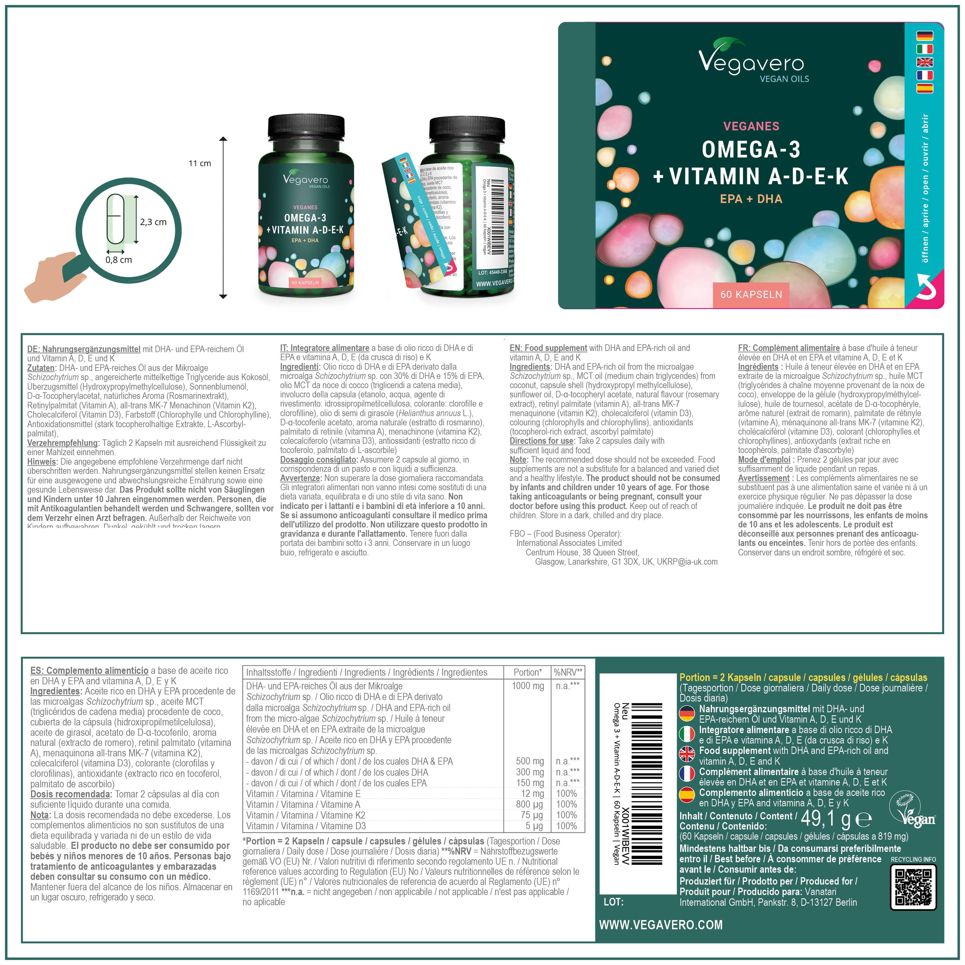 Omega 3 + ADEK Oil Capsules