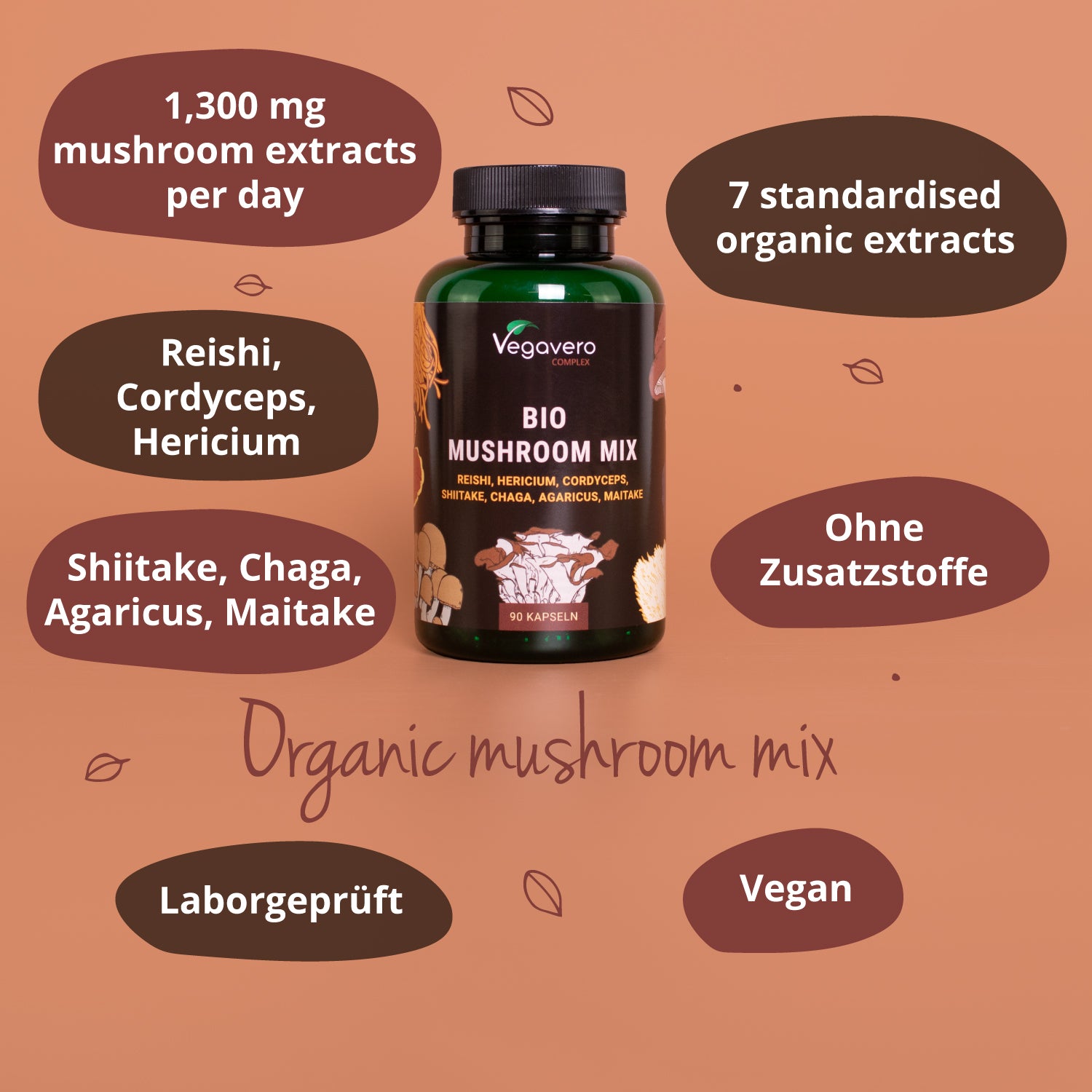 Mushroom Complex Capsules Organic