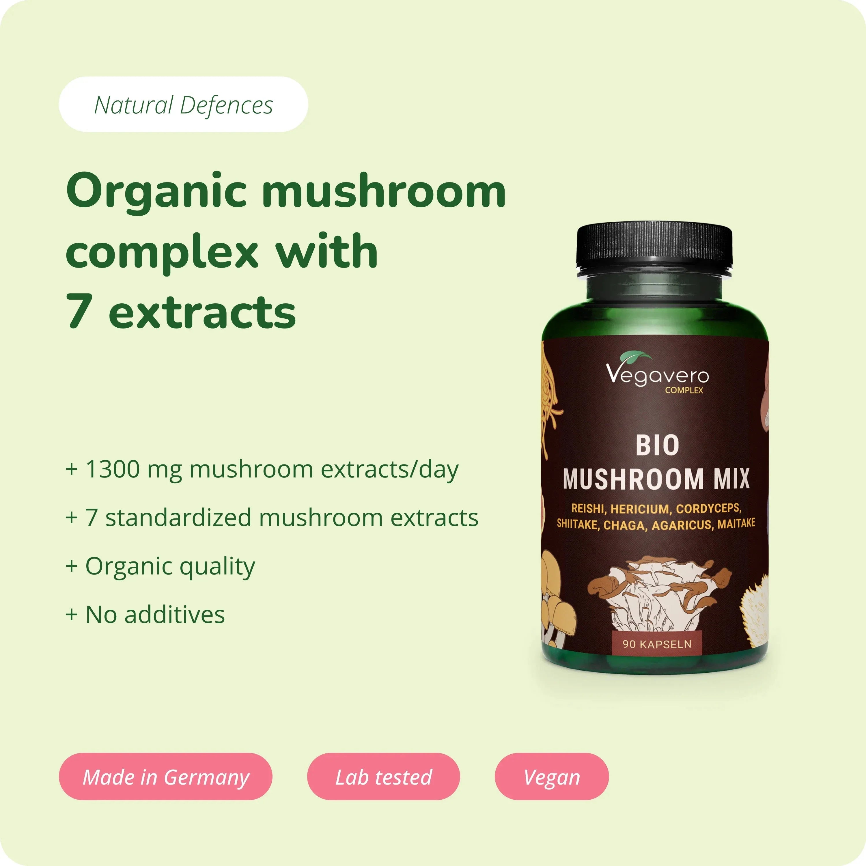 Mushroom Complex Capsules Organic
