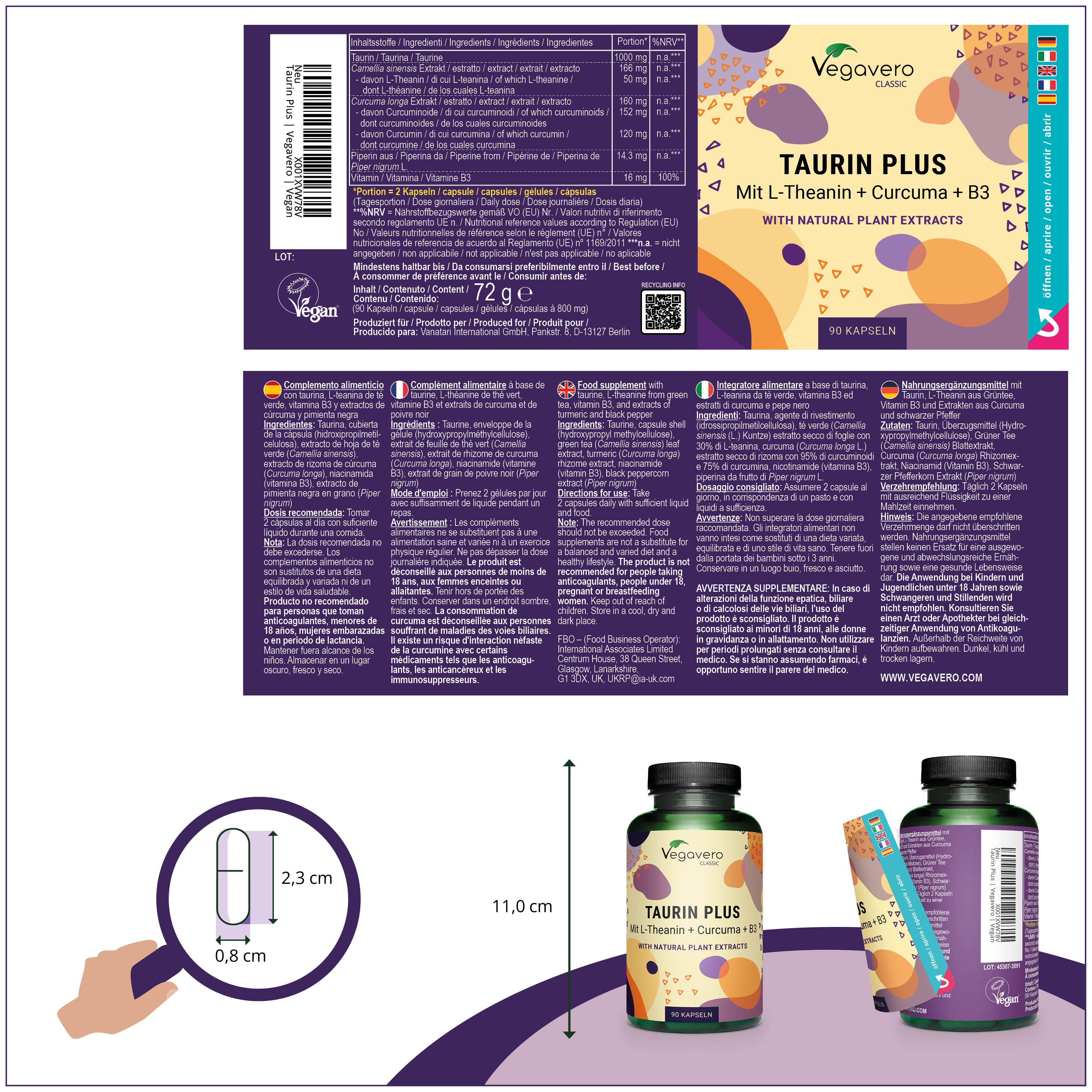 Taurine Plus Capsules