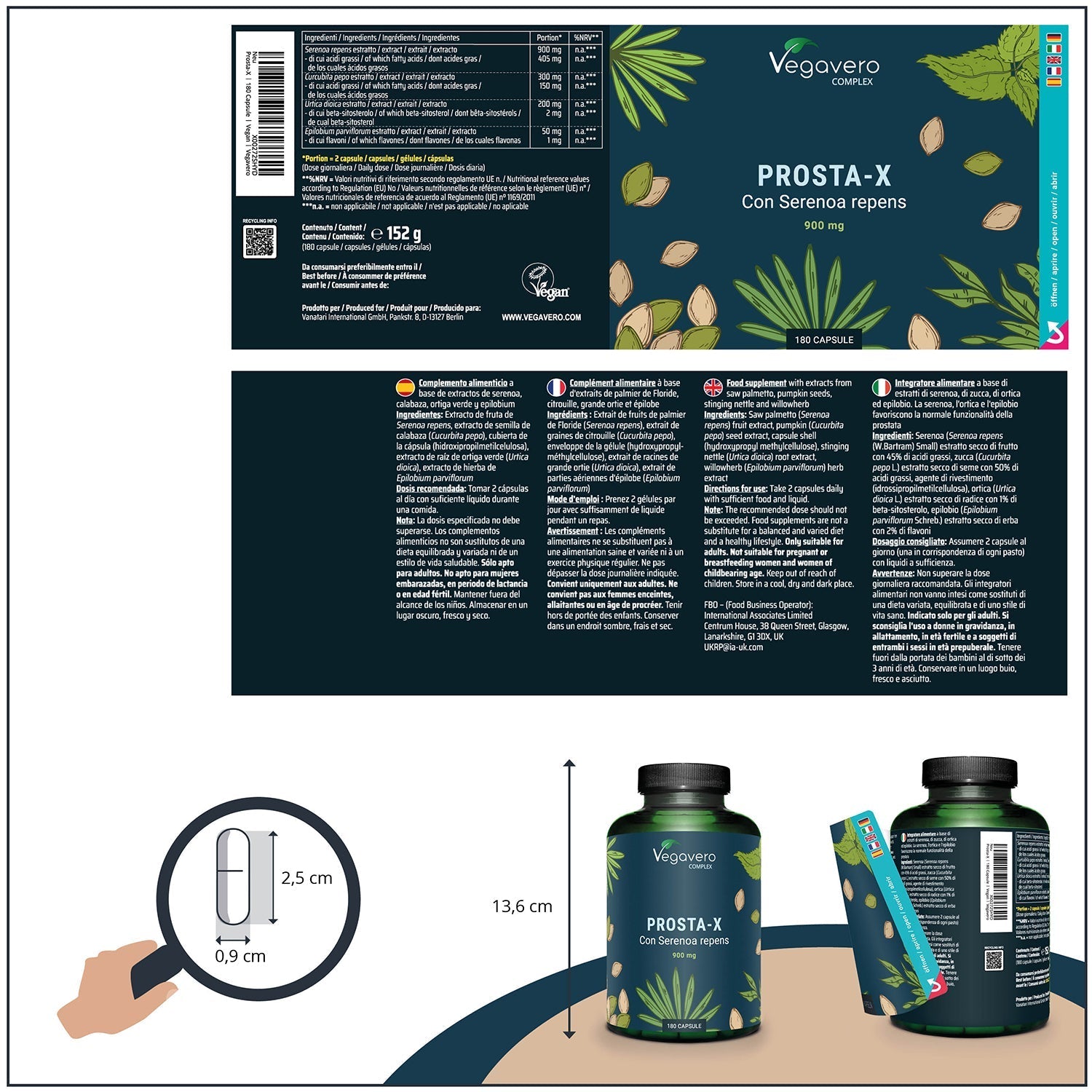 Prosta-X Complex Capsules