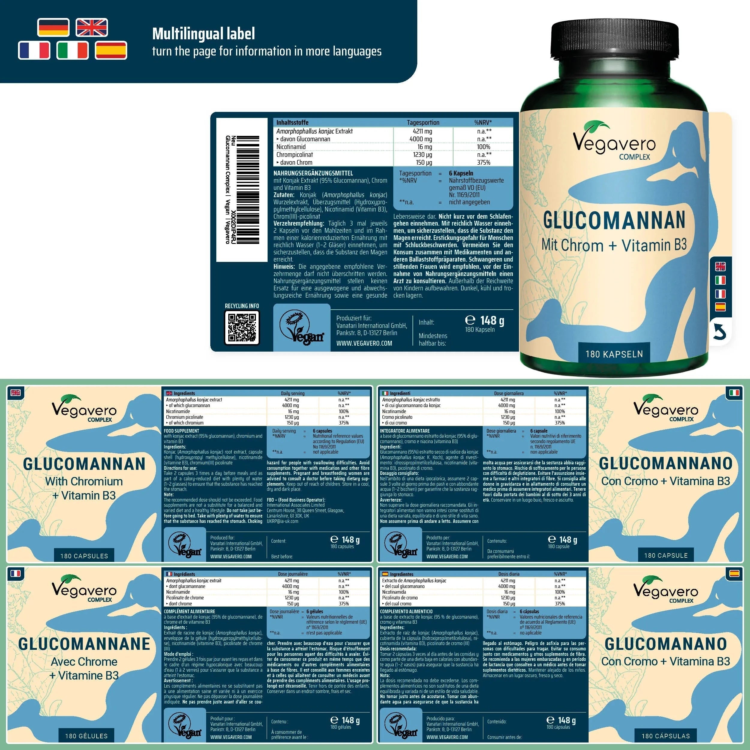 Glucomannan Complex Capsules