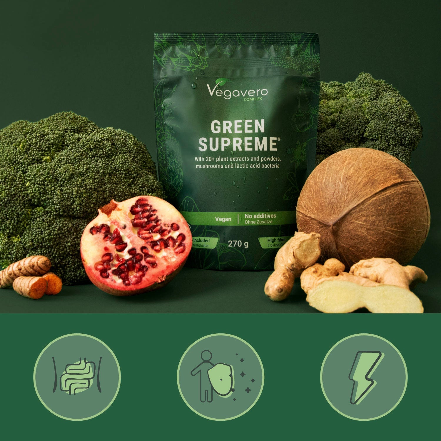 Green Supreme Complex Powder