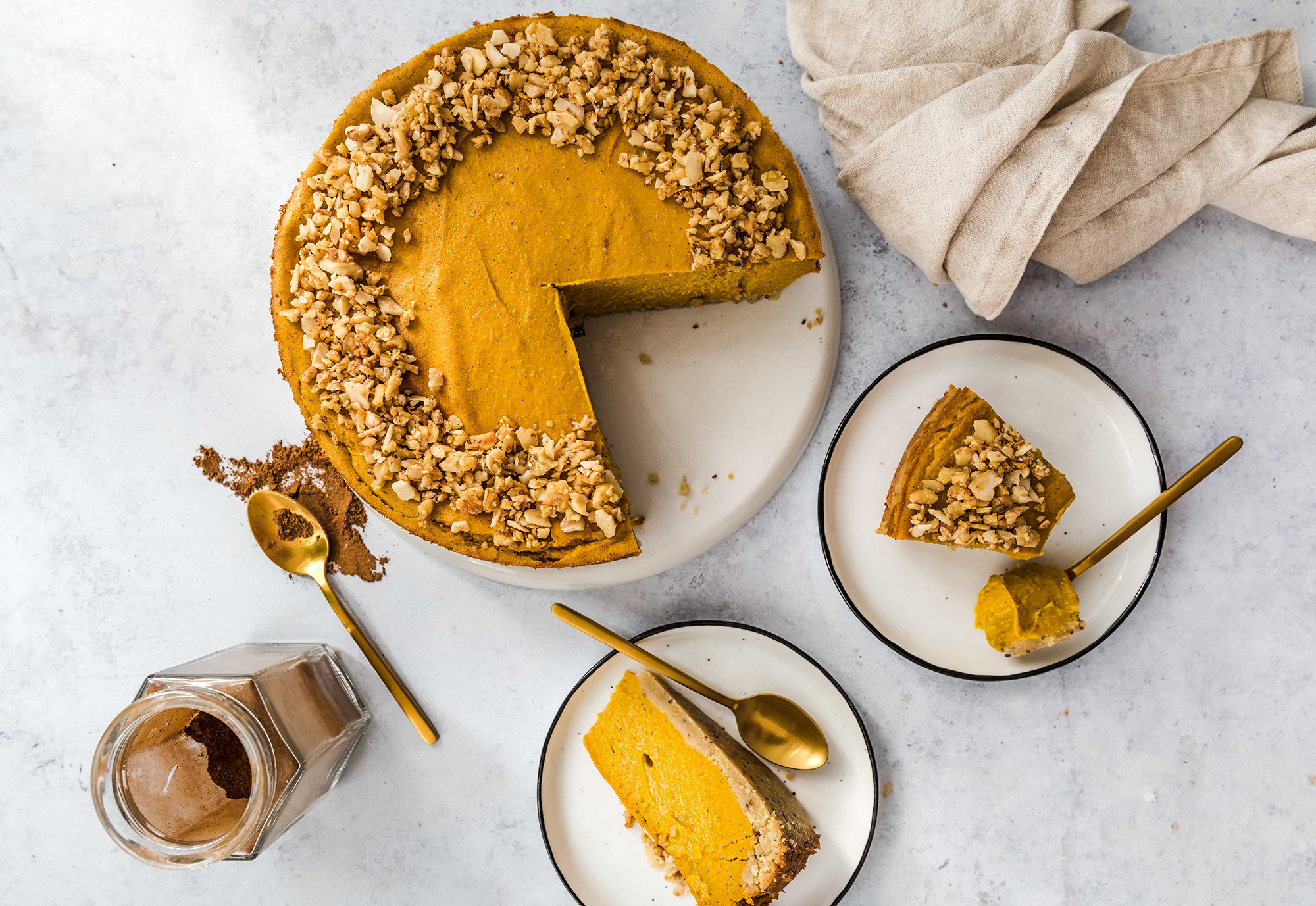 Veganer und glutenfreier Pumpkin Pie