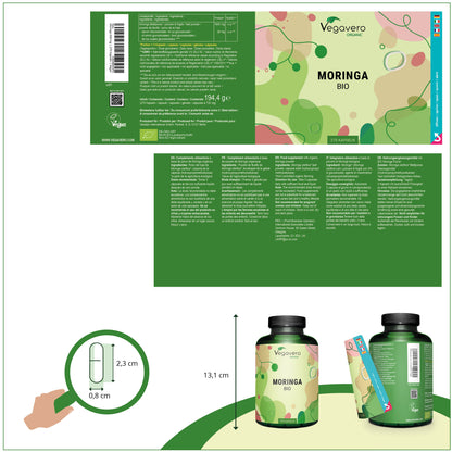 Moringa Oleifera Capsules Organic