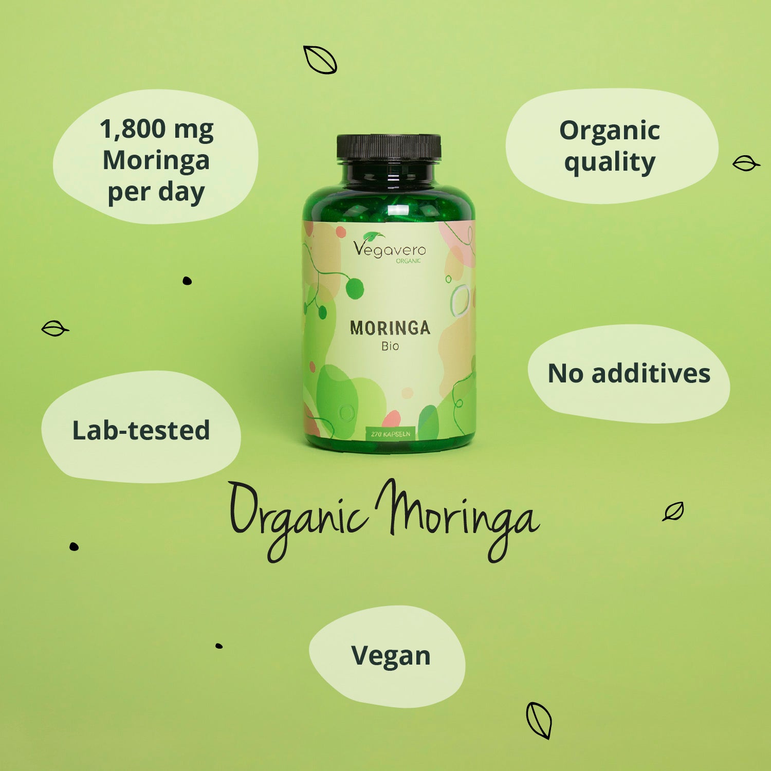 Moringa Oleifera Capsules Organic
