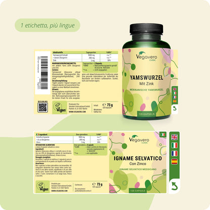 Igname Selvatico + Zinco Capsule