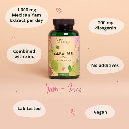 Wild Yams + Zinc Capsules