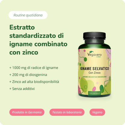 Igname Selvatico + Zinco Capsule