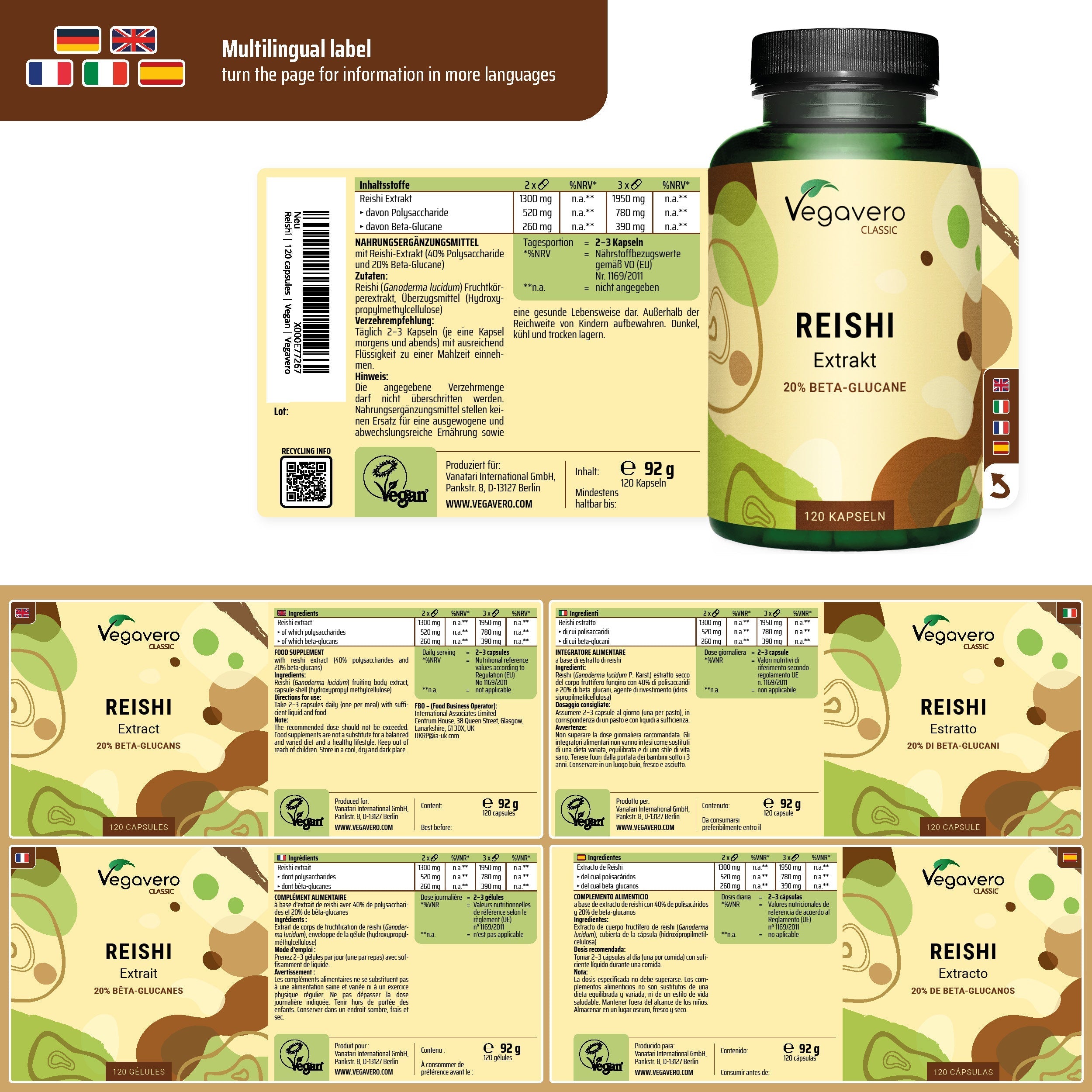 Reishi Extract Capsules