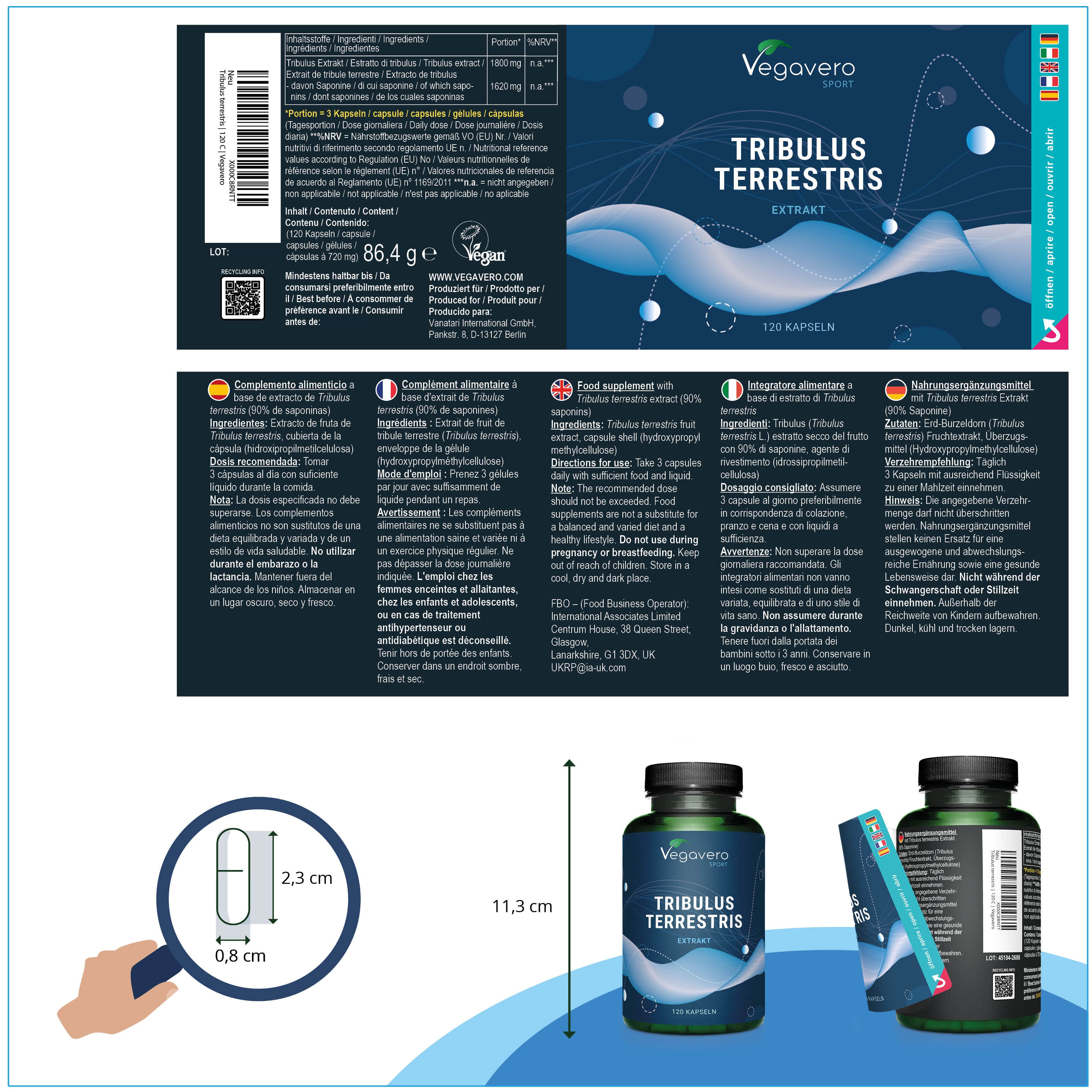 Tribulus Terrestris Extract Capsules