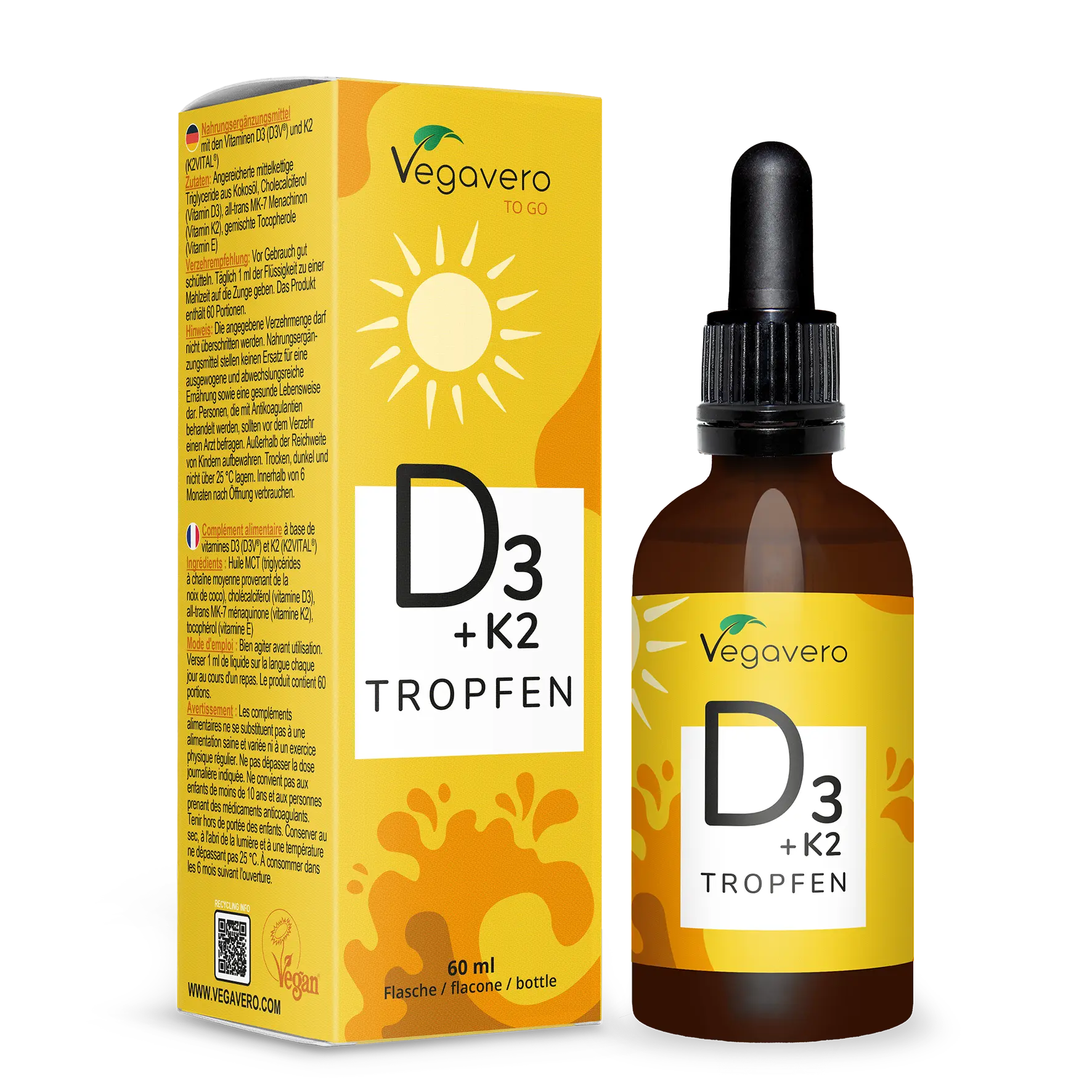 Vitamin D3 + K2 Drops