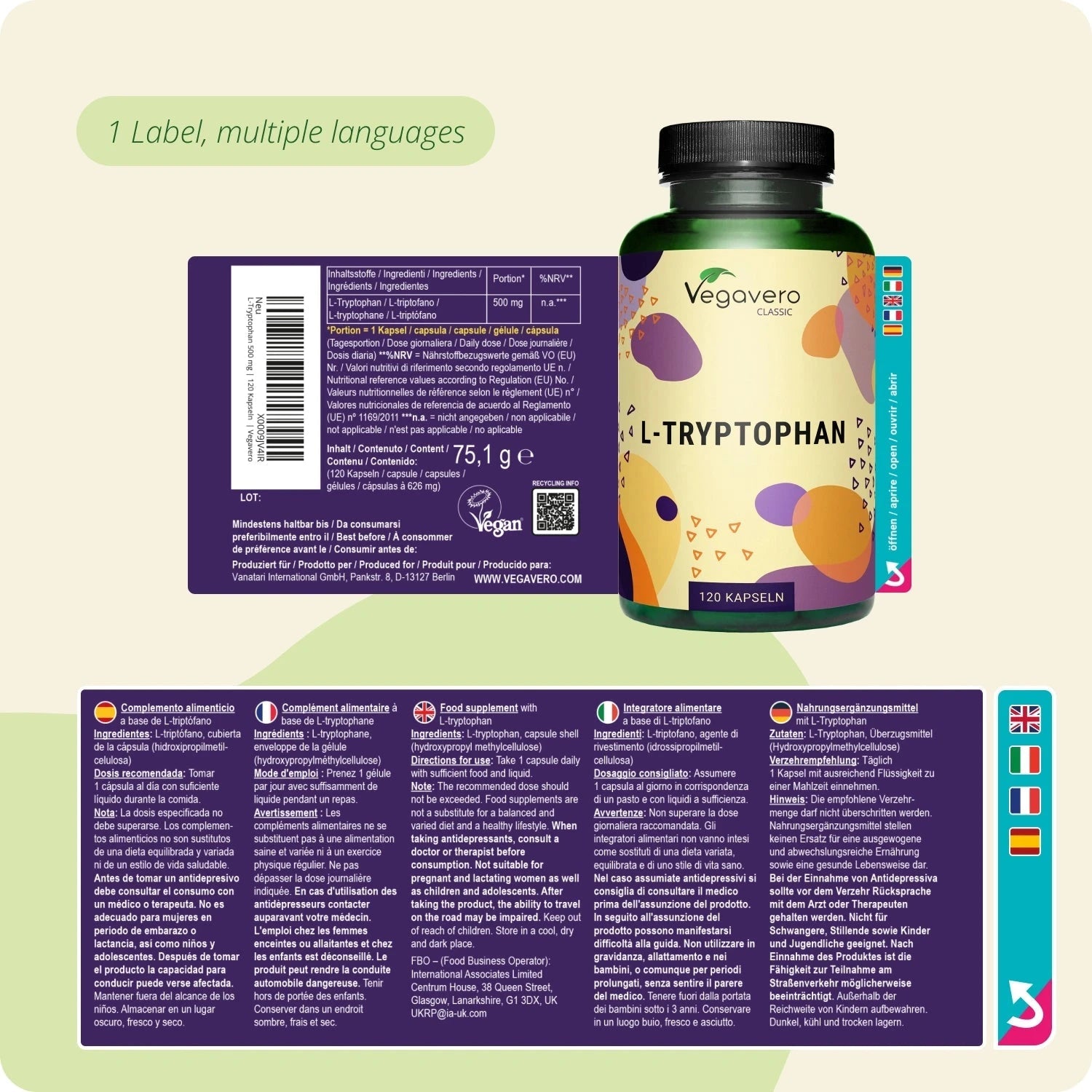 L-Tryptophan Capsules