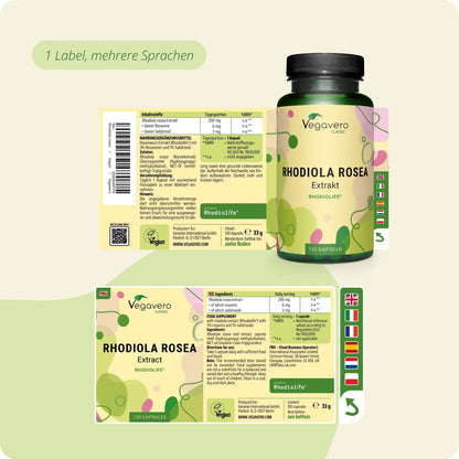 Rhodiola Rosea Extrakt Kapseln