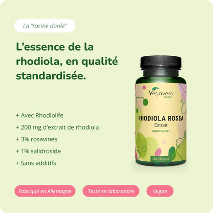 Rhodiola Rosea Extrait Gélules