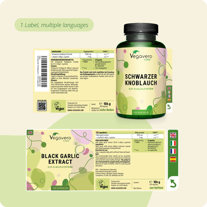 Schwarzer Knoblauch Extrakt Kapseln