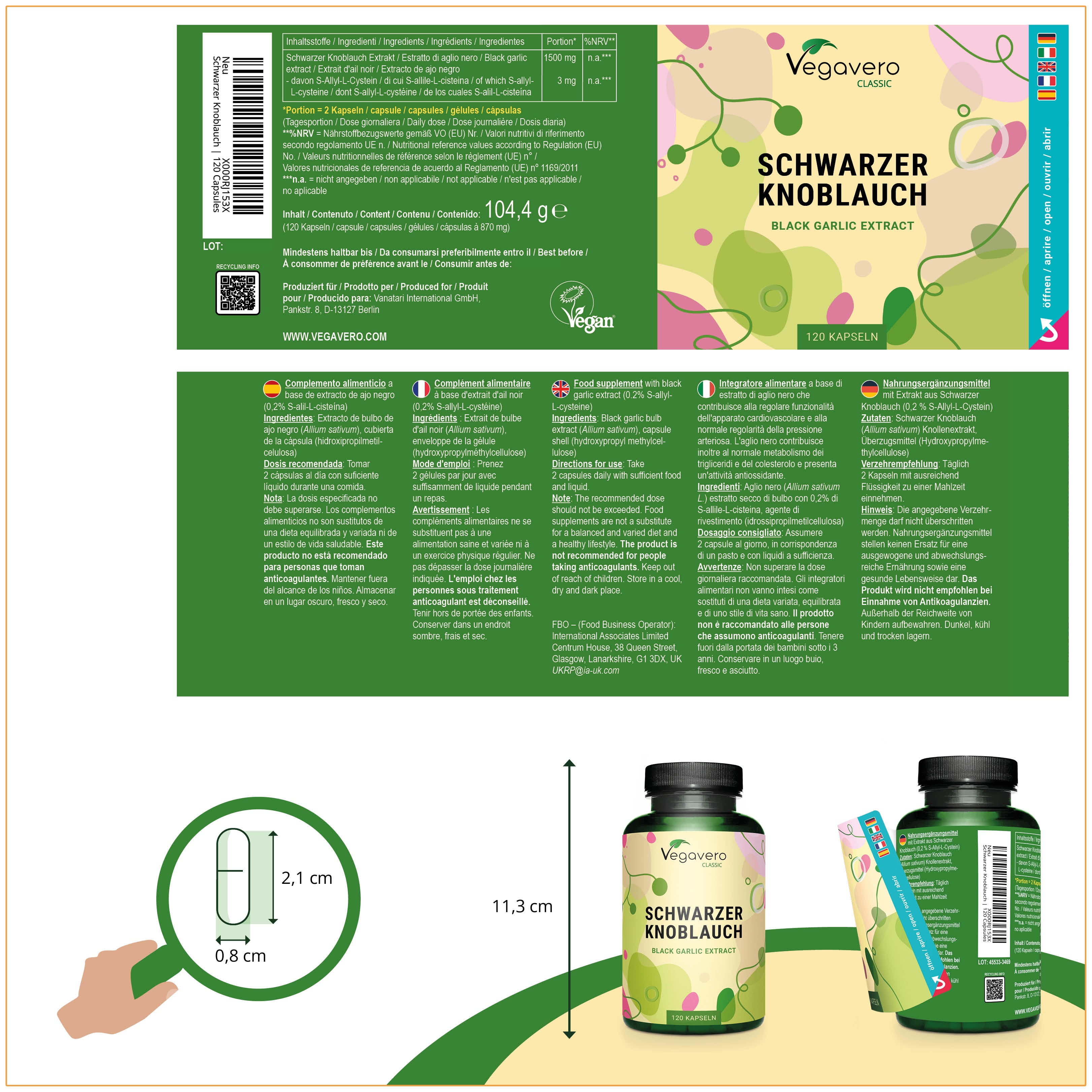 Black Garlic Extract Capsules