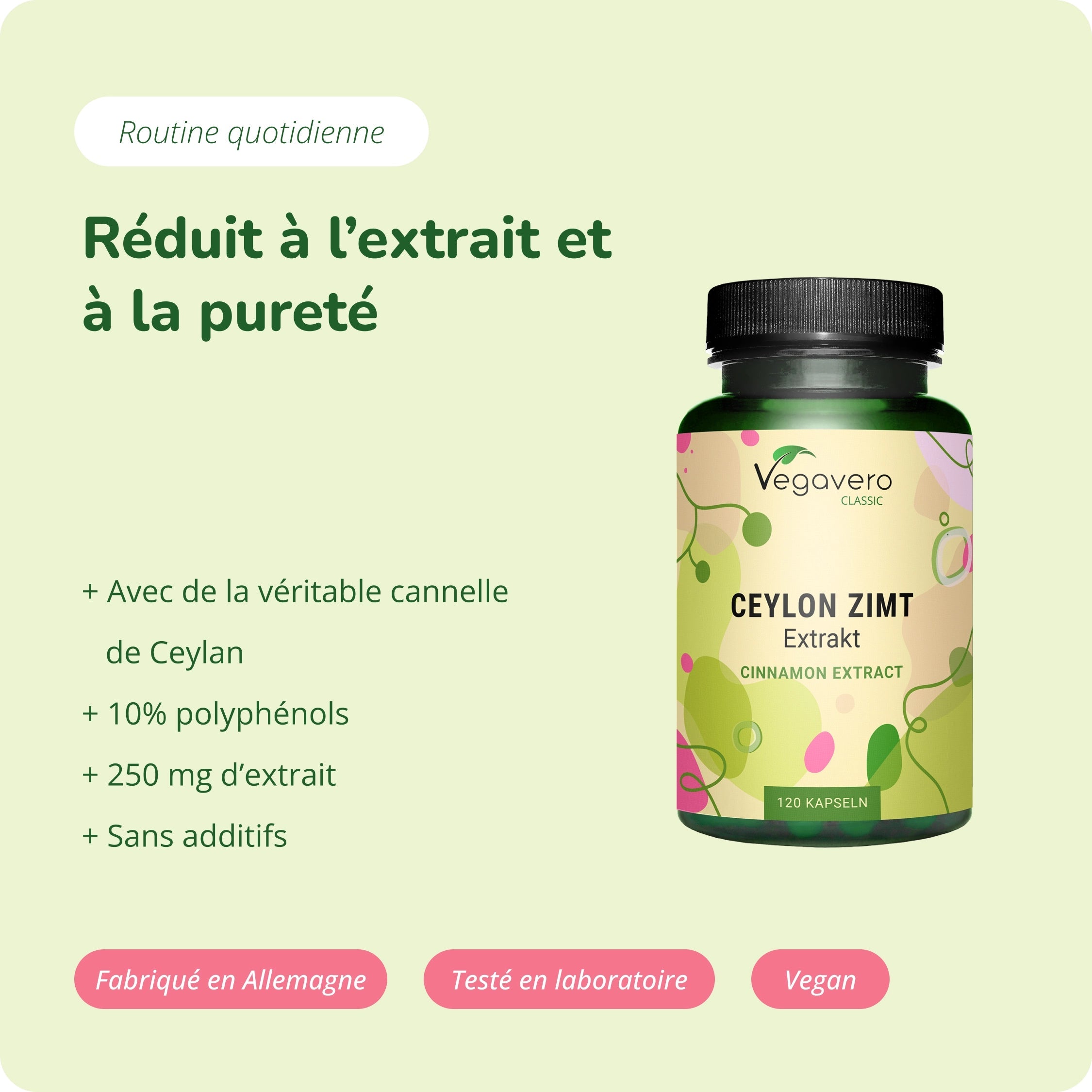Cannelle de Ceylan Extrait Gélules